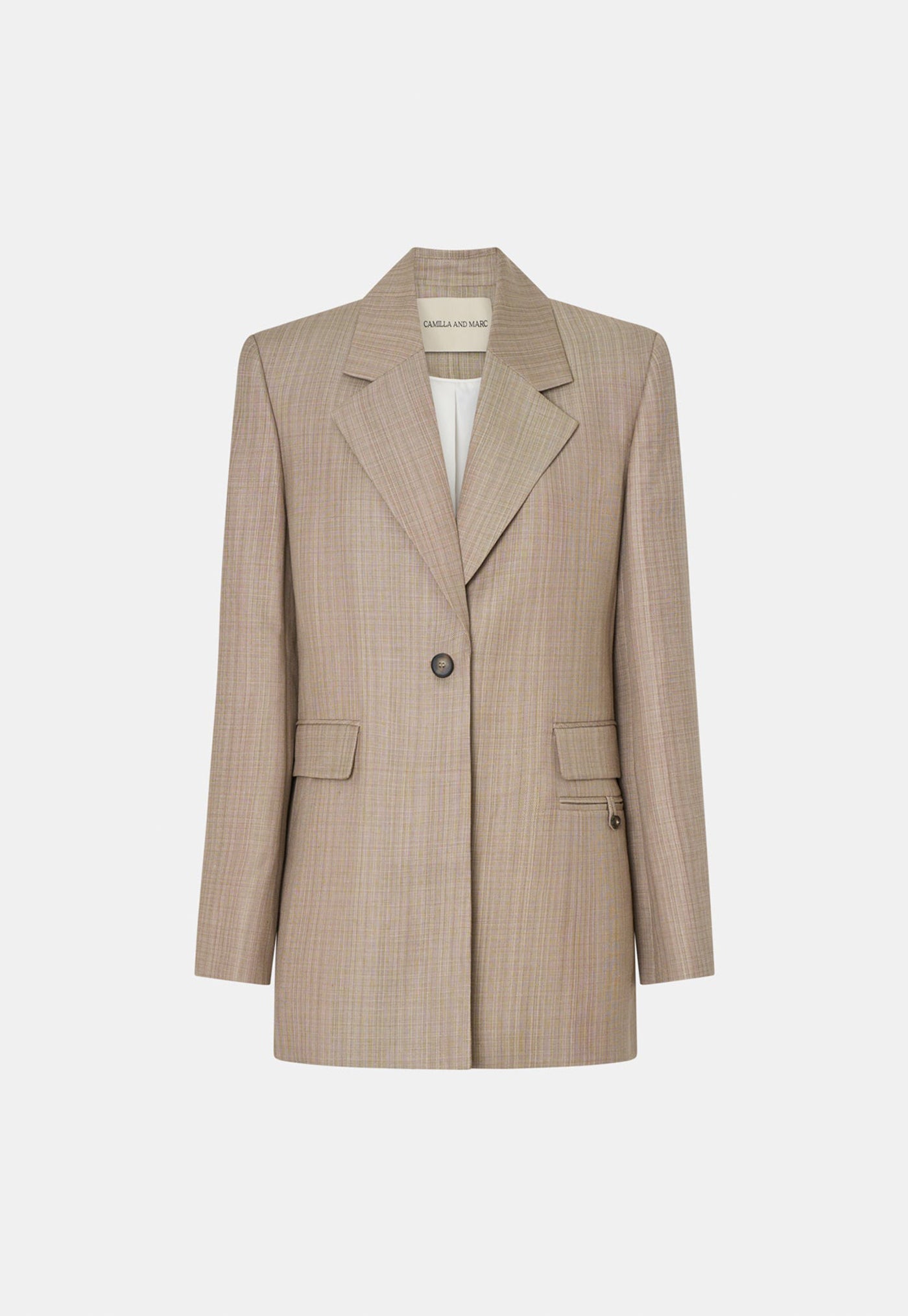 Faro Blazer - Caramel Marle
