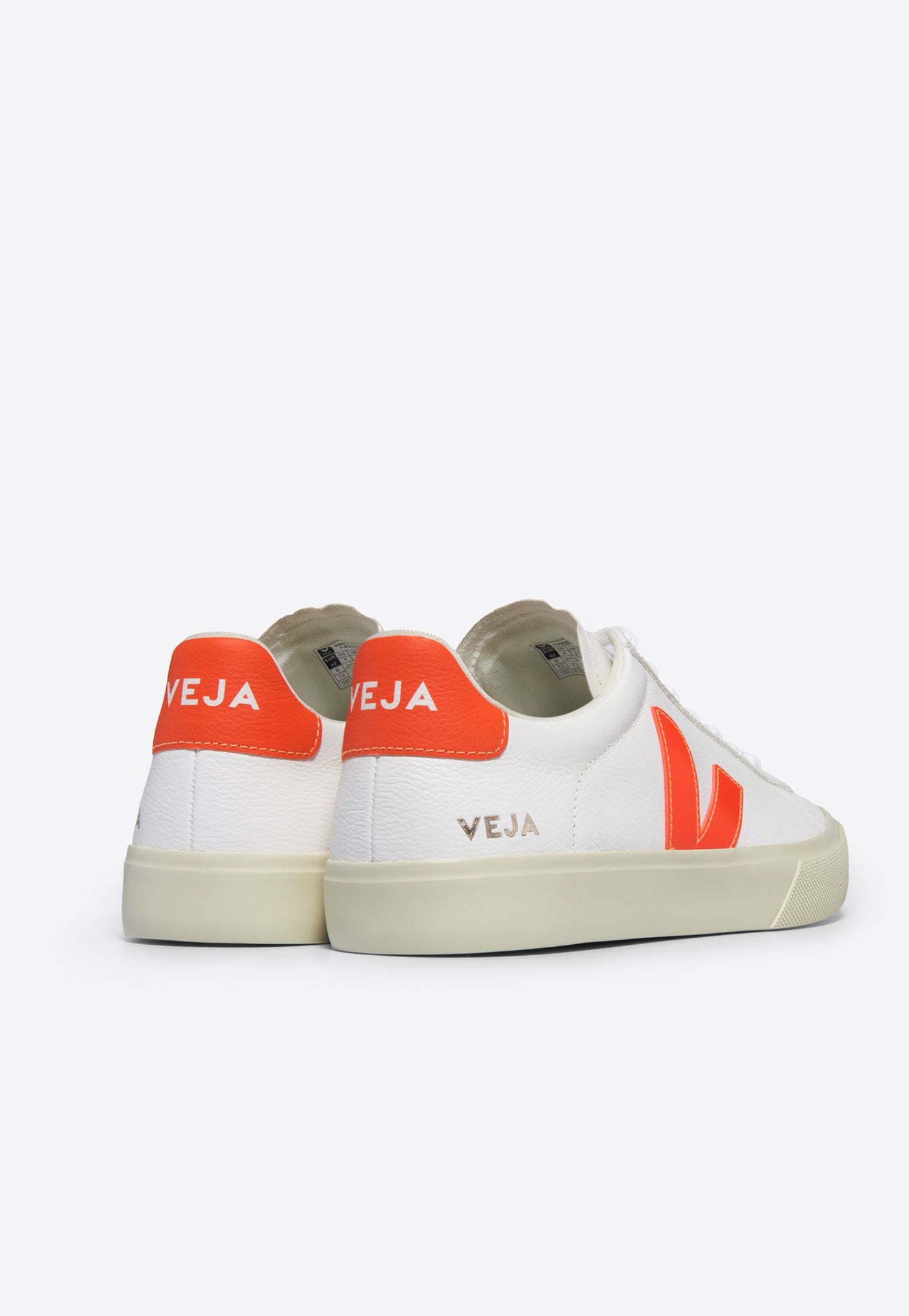 Campo Chromefree Leather - Extra White Orange Fluo sold by Angel Divine