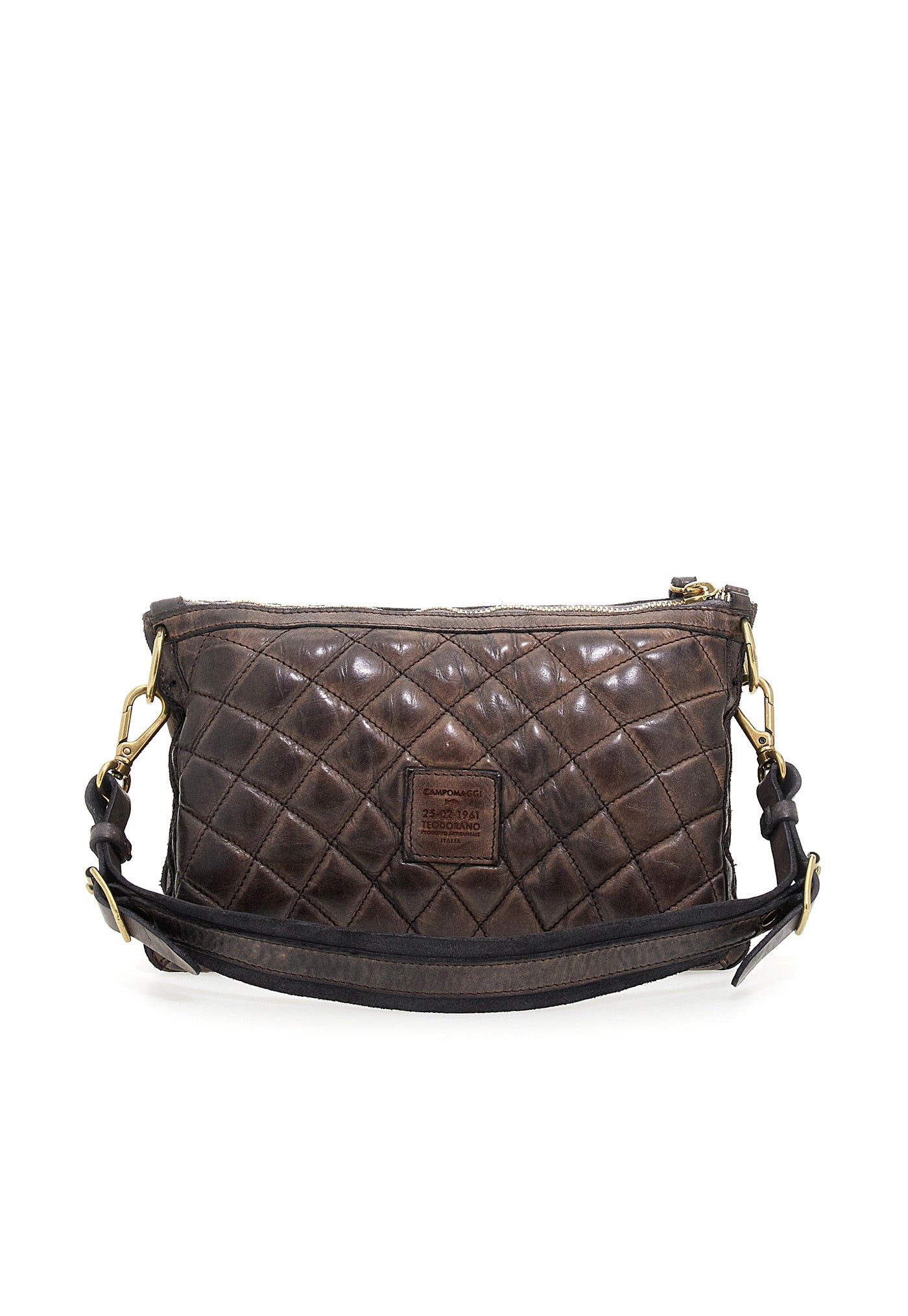 Small Quilted Pochette - Grey sold by Angel Divine
