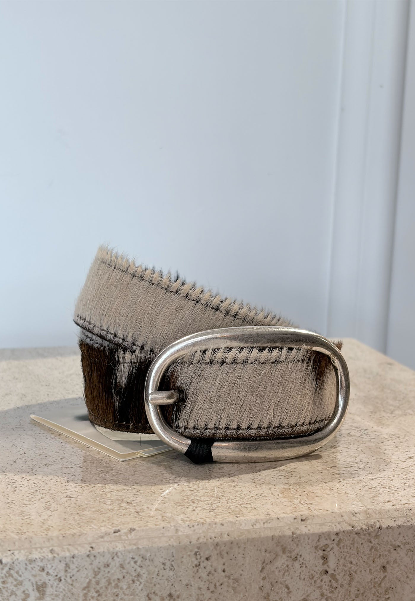 Cowhide Belt -  Brown