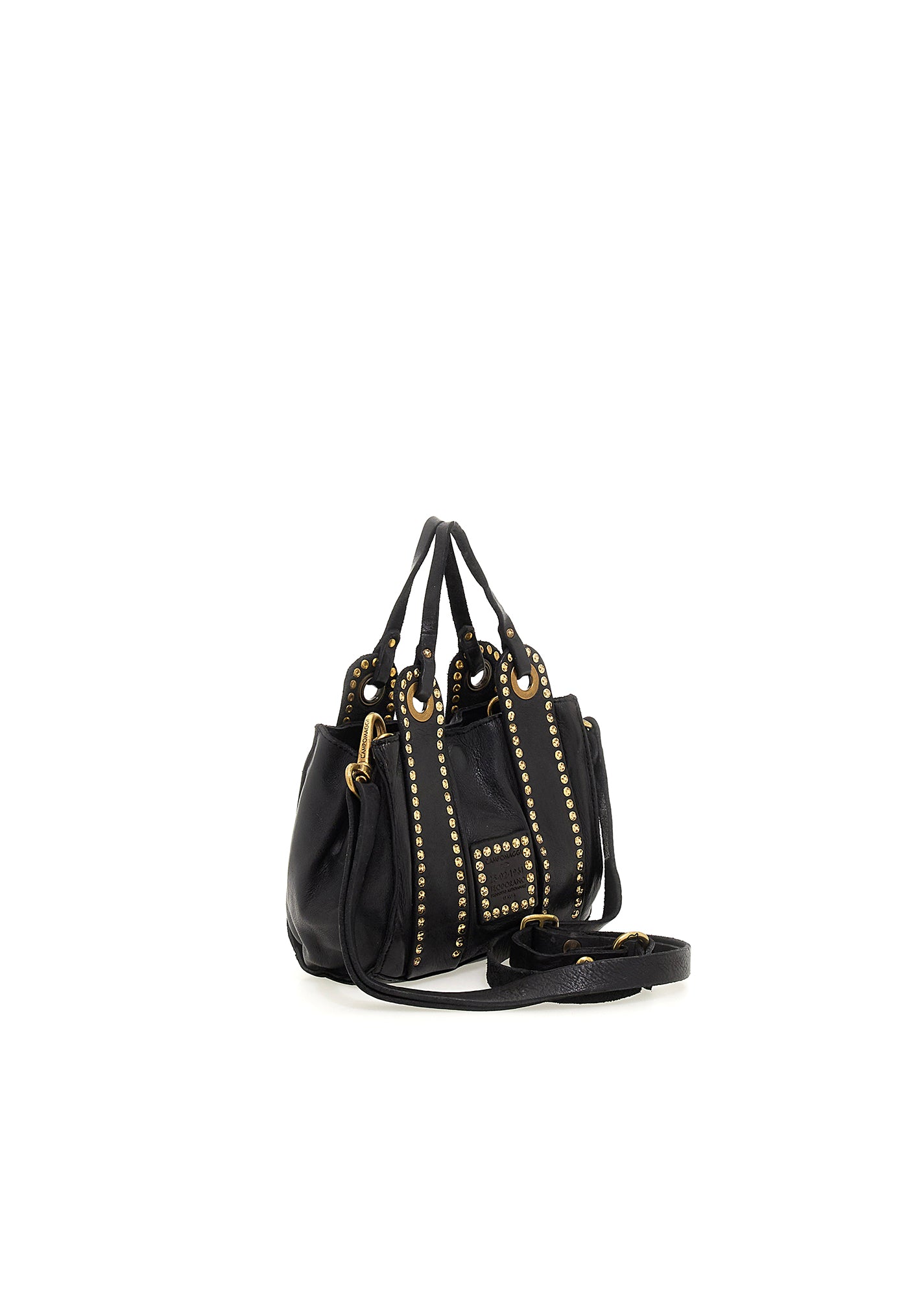 Mini Studded Crossbody Bag - Black sold by Angel Divine