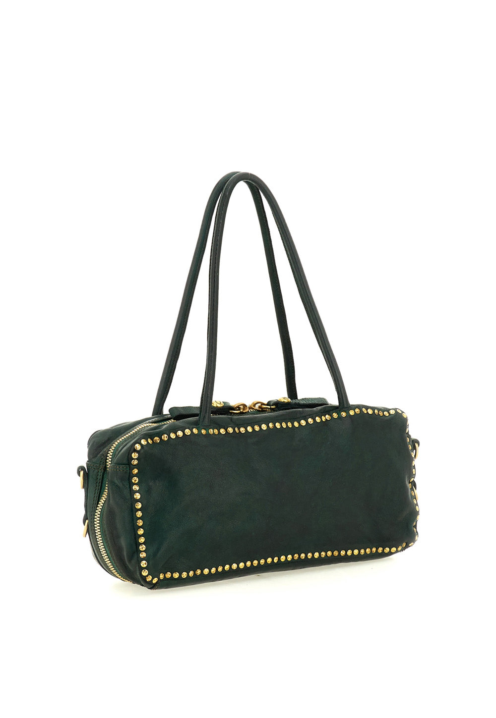 Simona Medium Bowling Bag - Green Bottle