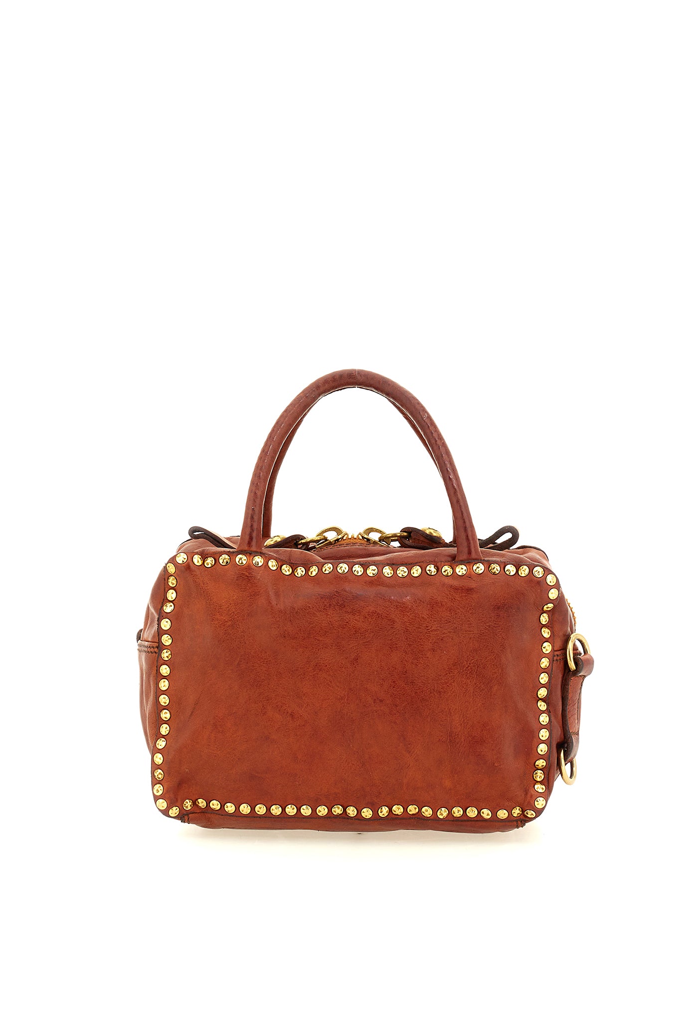 Simona Small Bowling Bag - Cognac