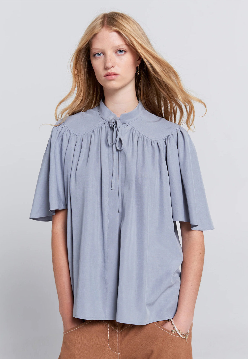 Carousel Shirt - Steel Blue