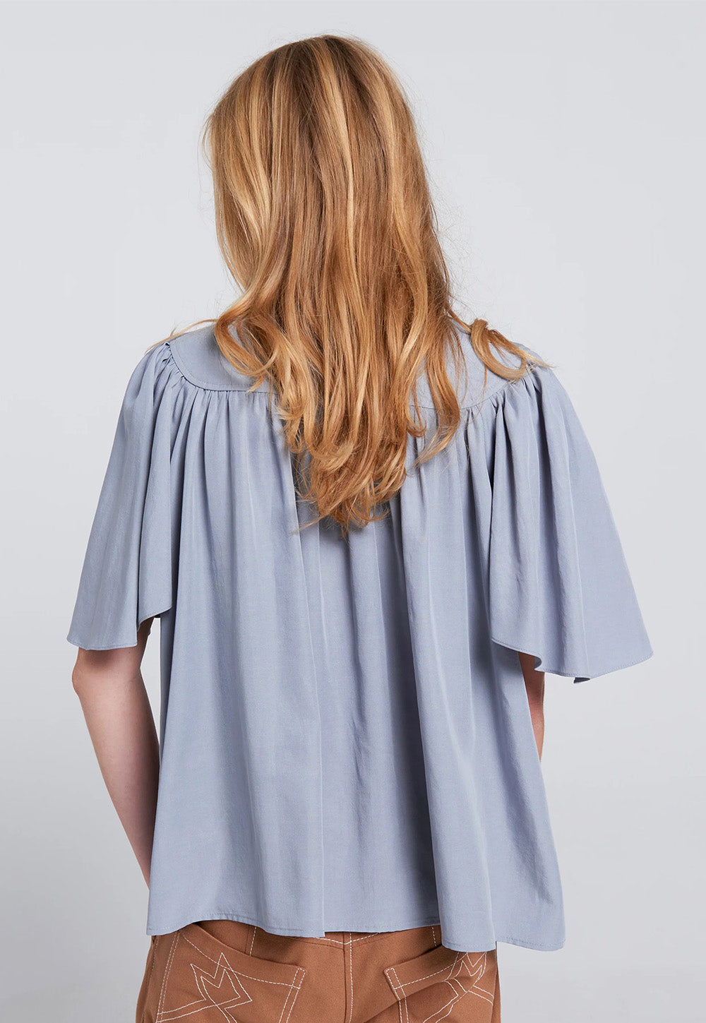 Carousel Shirt - Steel Blue