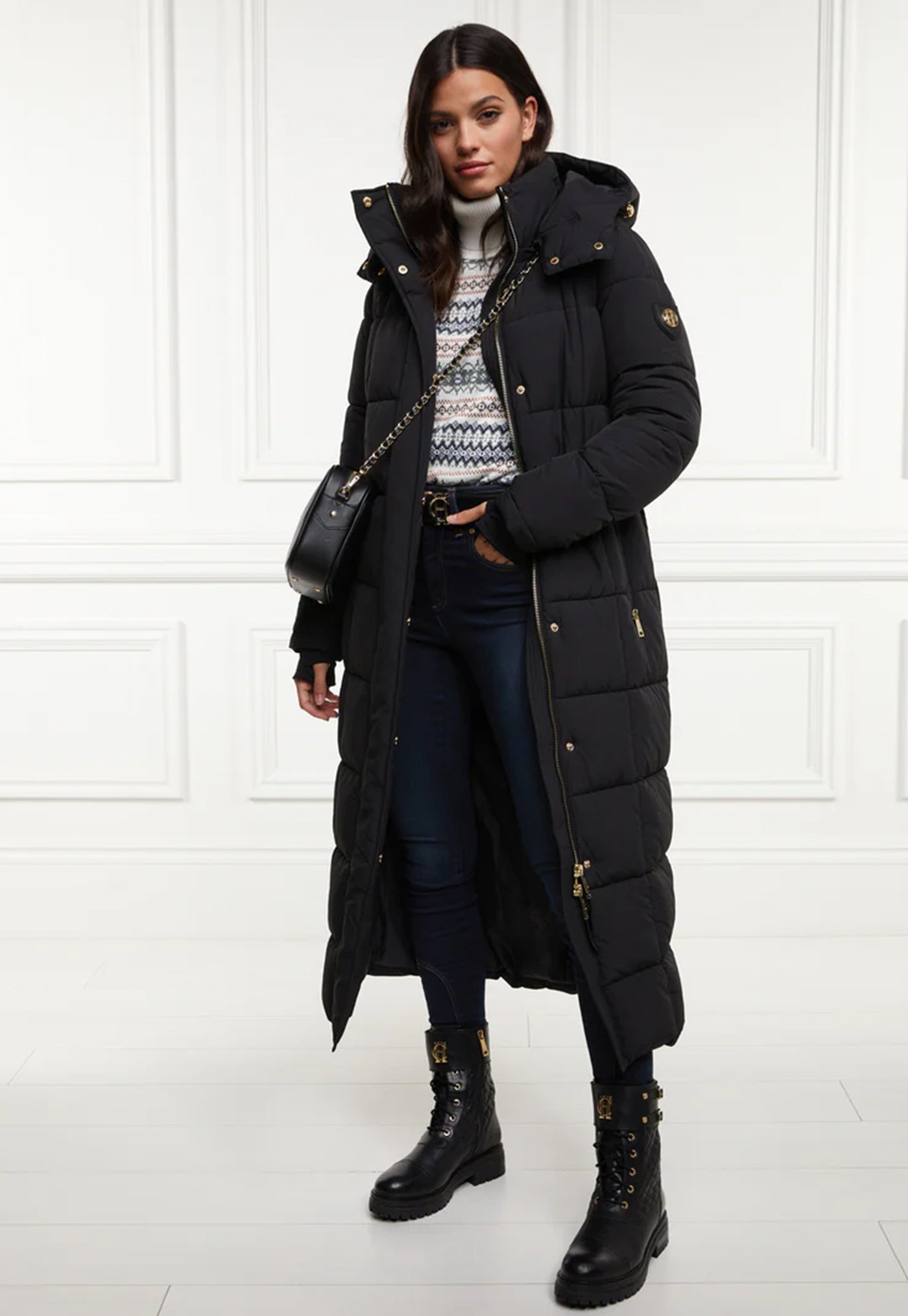 Carrington Longline Coat - Black