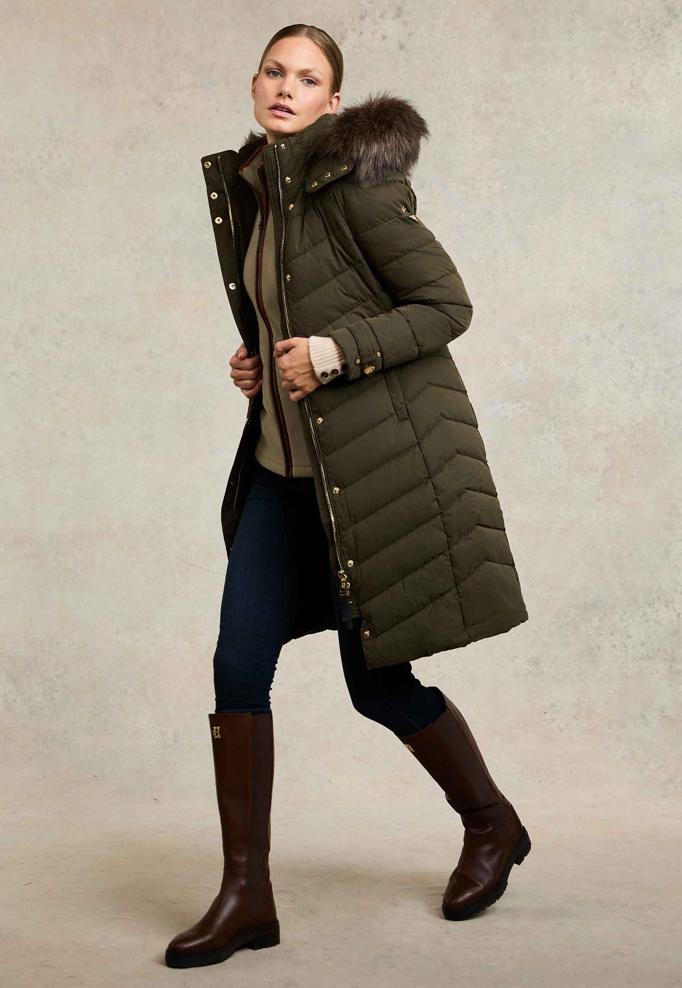 Chamonix Coat - Khaki