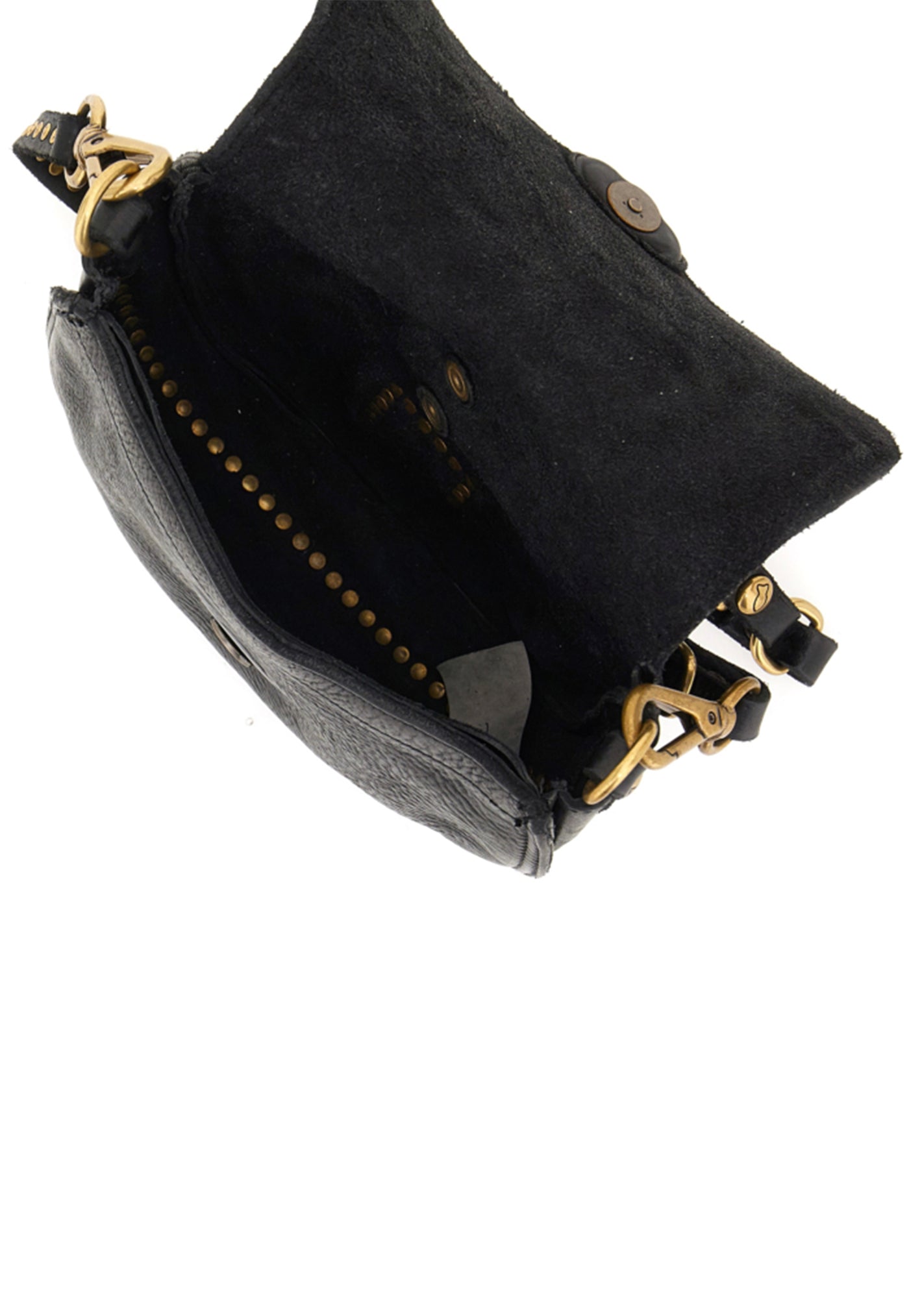 Kura Crossbody Bag w Rivets - Black
