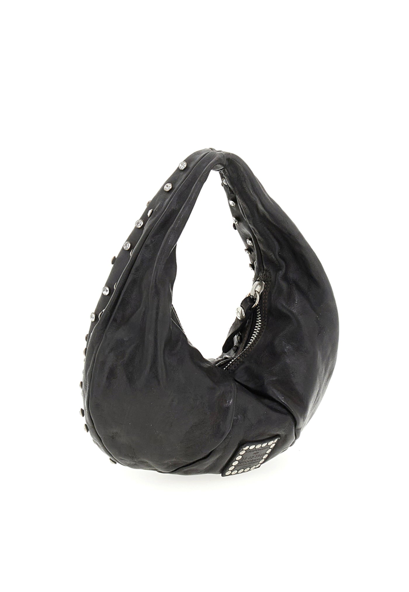 Bella Di Notte Shoulder Bag w Rhinestones - Black