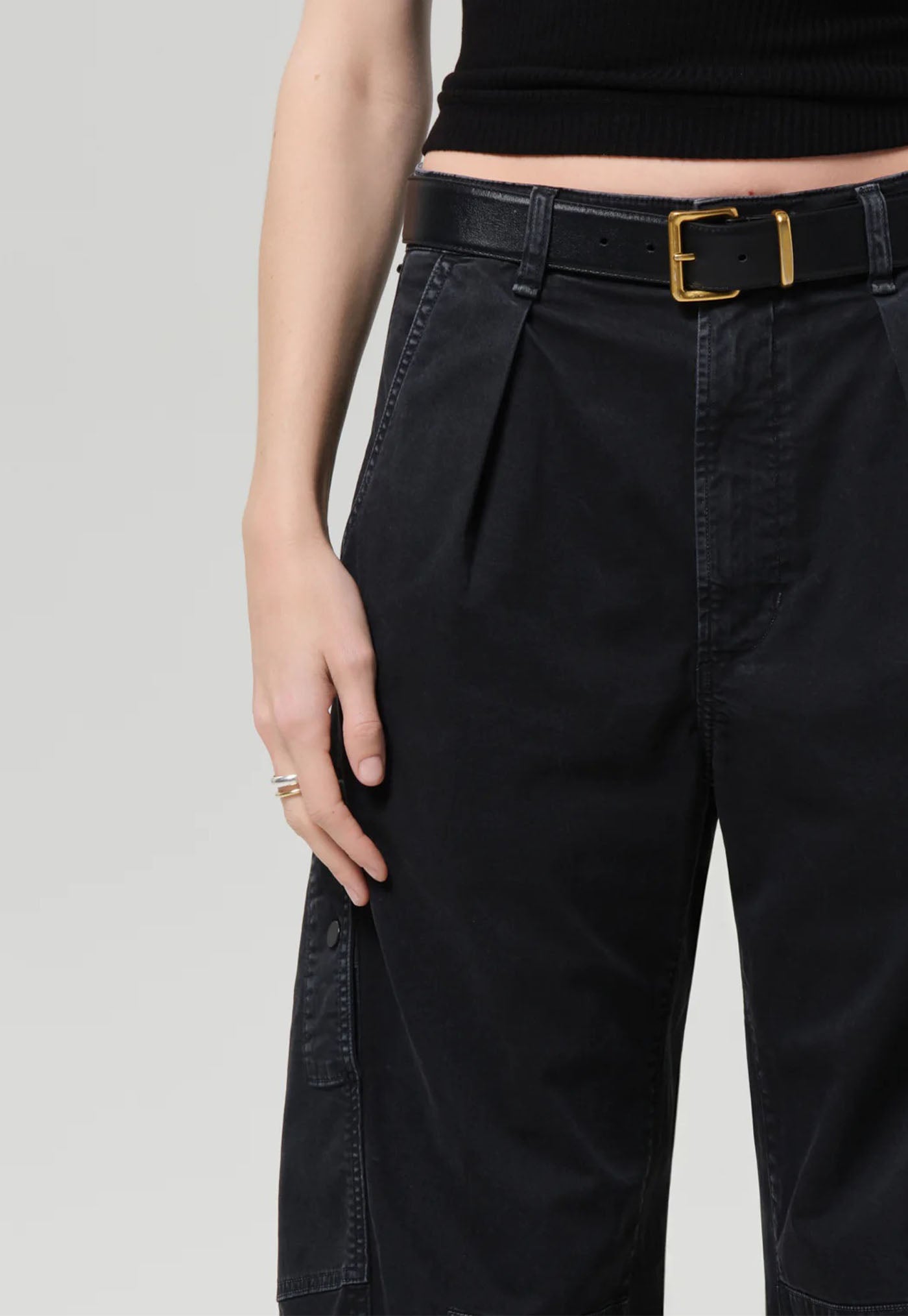 Flight Pant - Washed Black