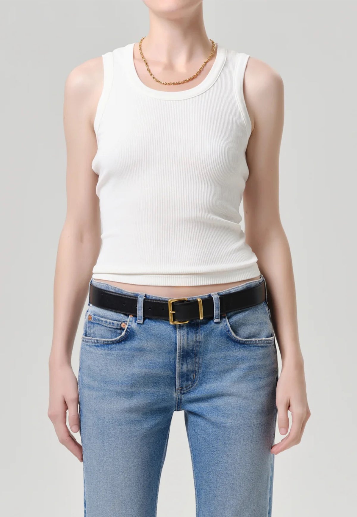 Isabel Rib Tank - Pashmina