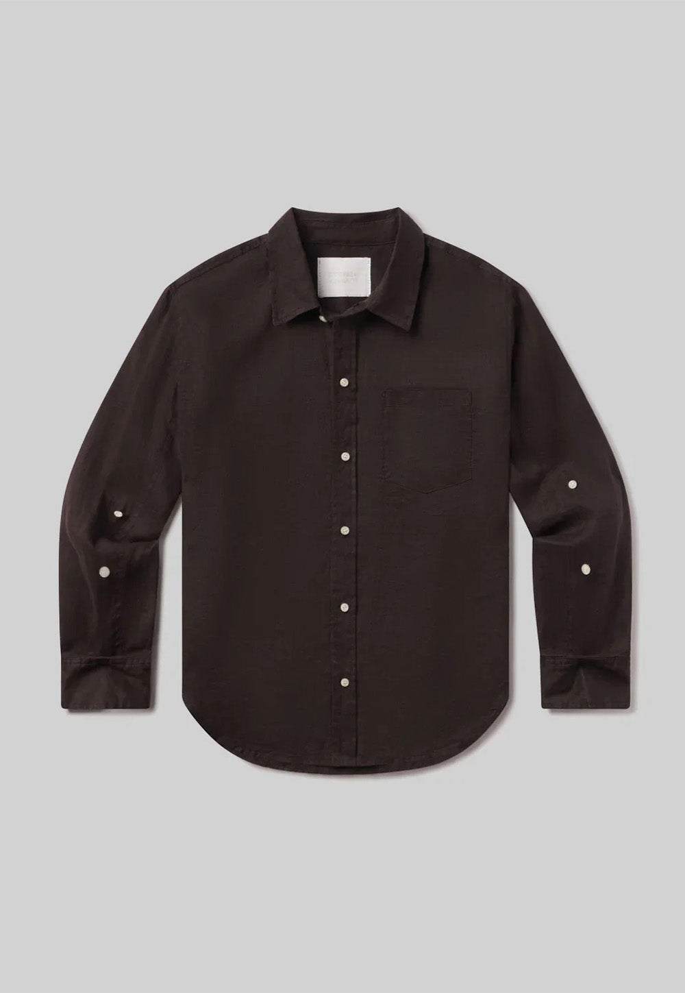 Kayla Shrunken Shirt - Chocolate