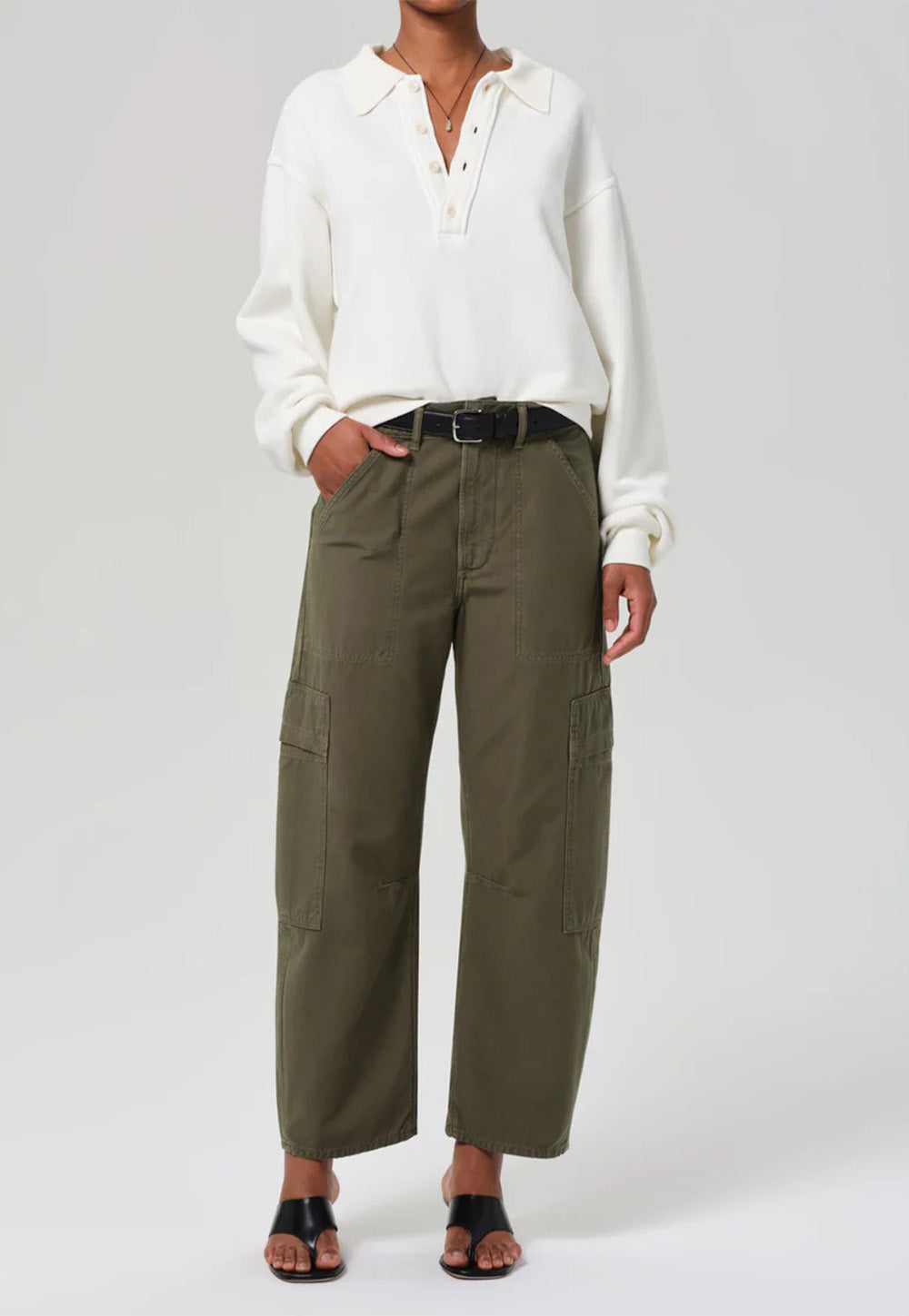 Marcelle Low Slung Cargo - Dogwood