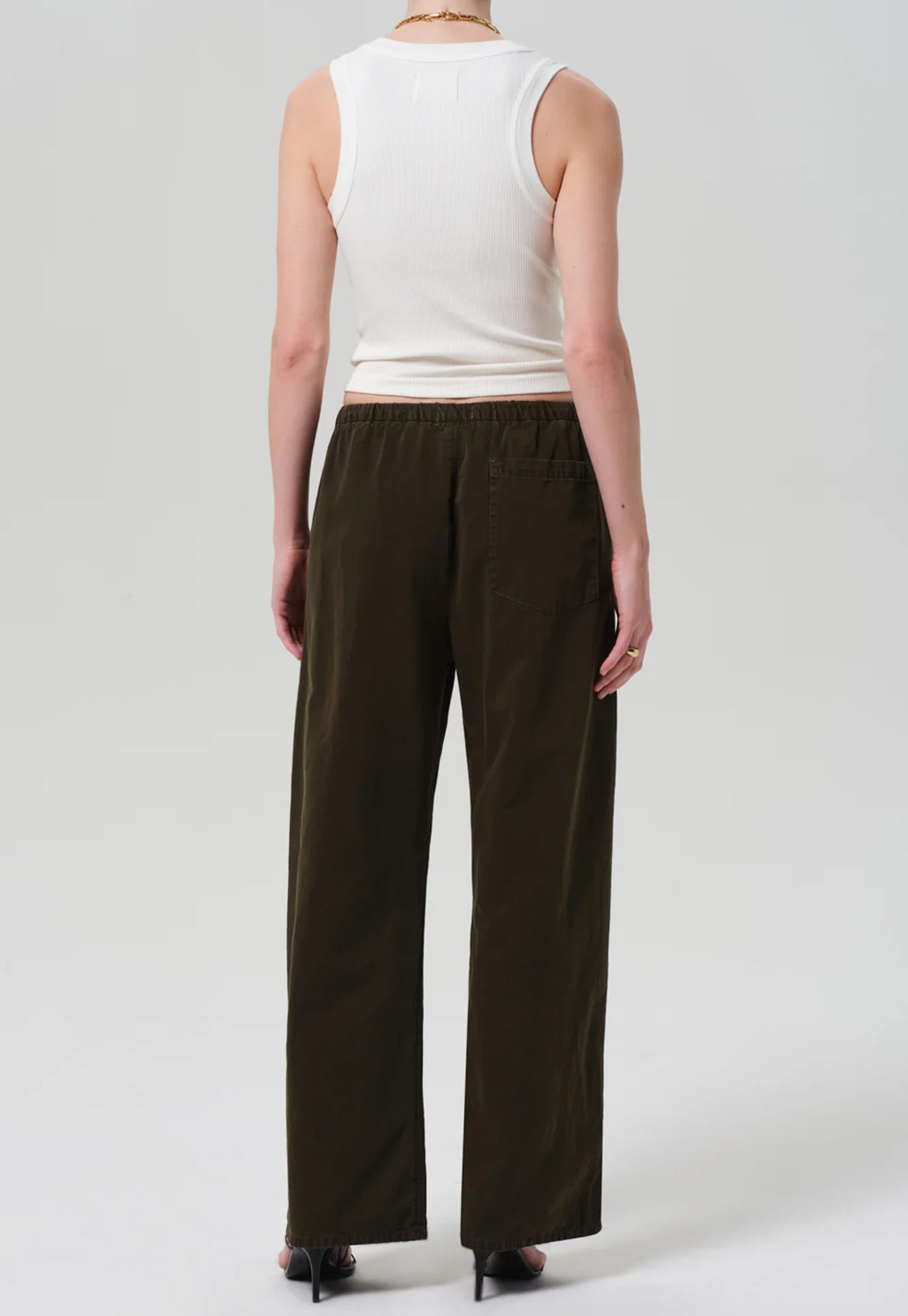 Aurora Pull On Pant - Dark Olive