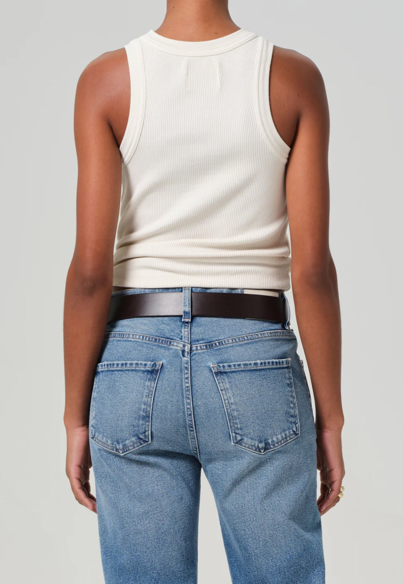 Isabel Rib Tank - Dune