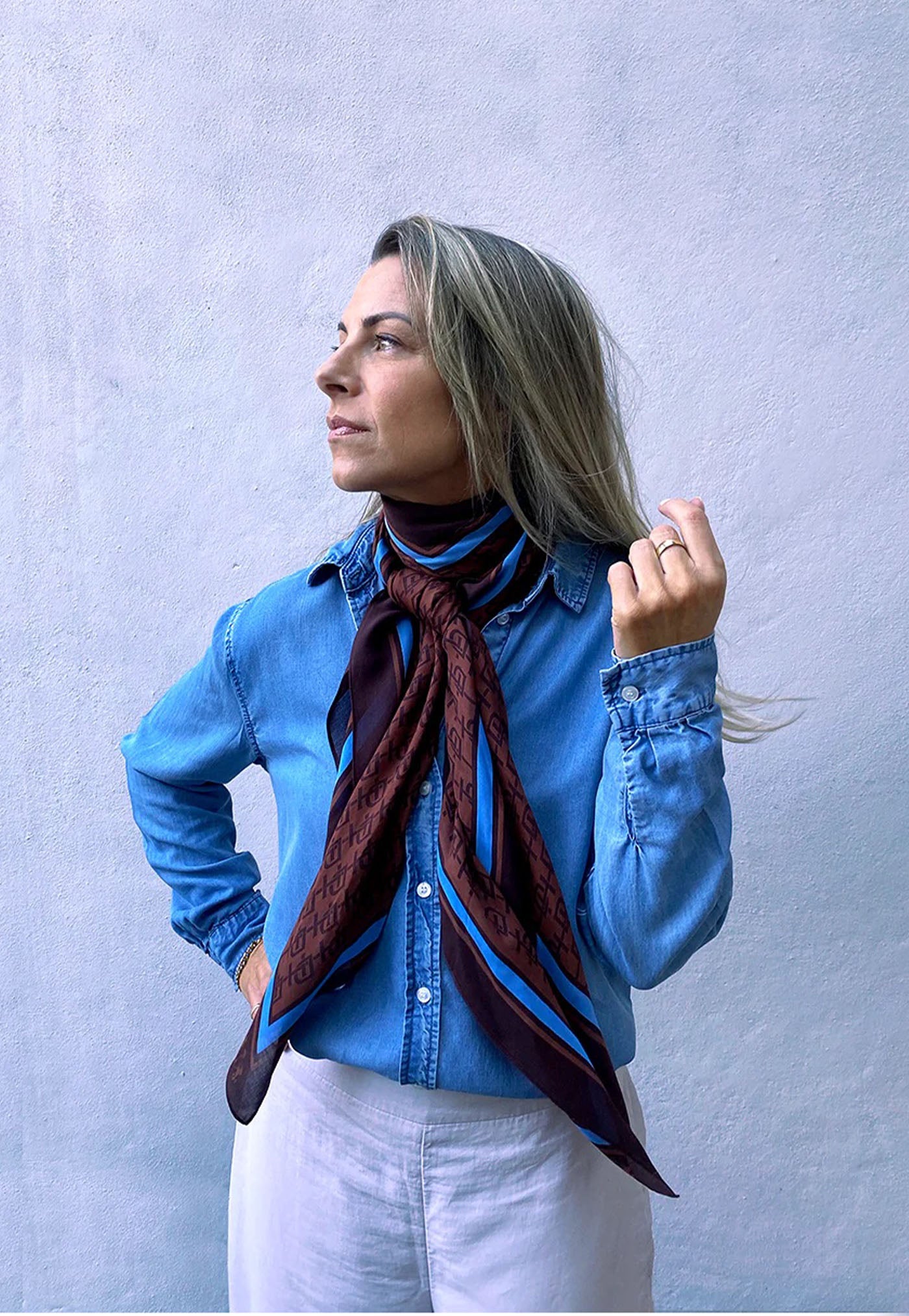 The Divan Cashmere Modal Scarf