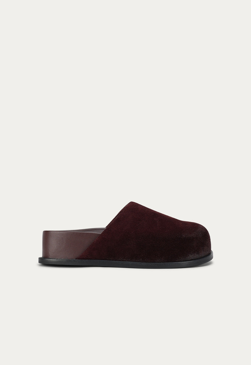 Alastor Slide - Merlot Suede