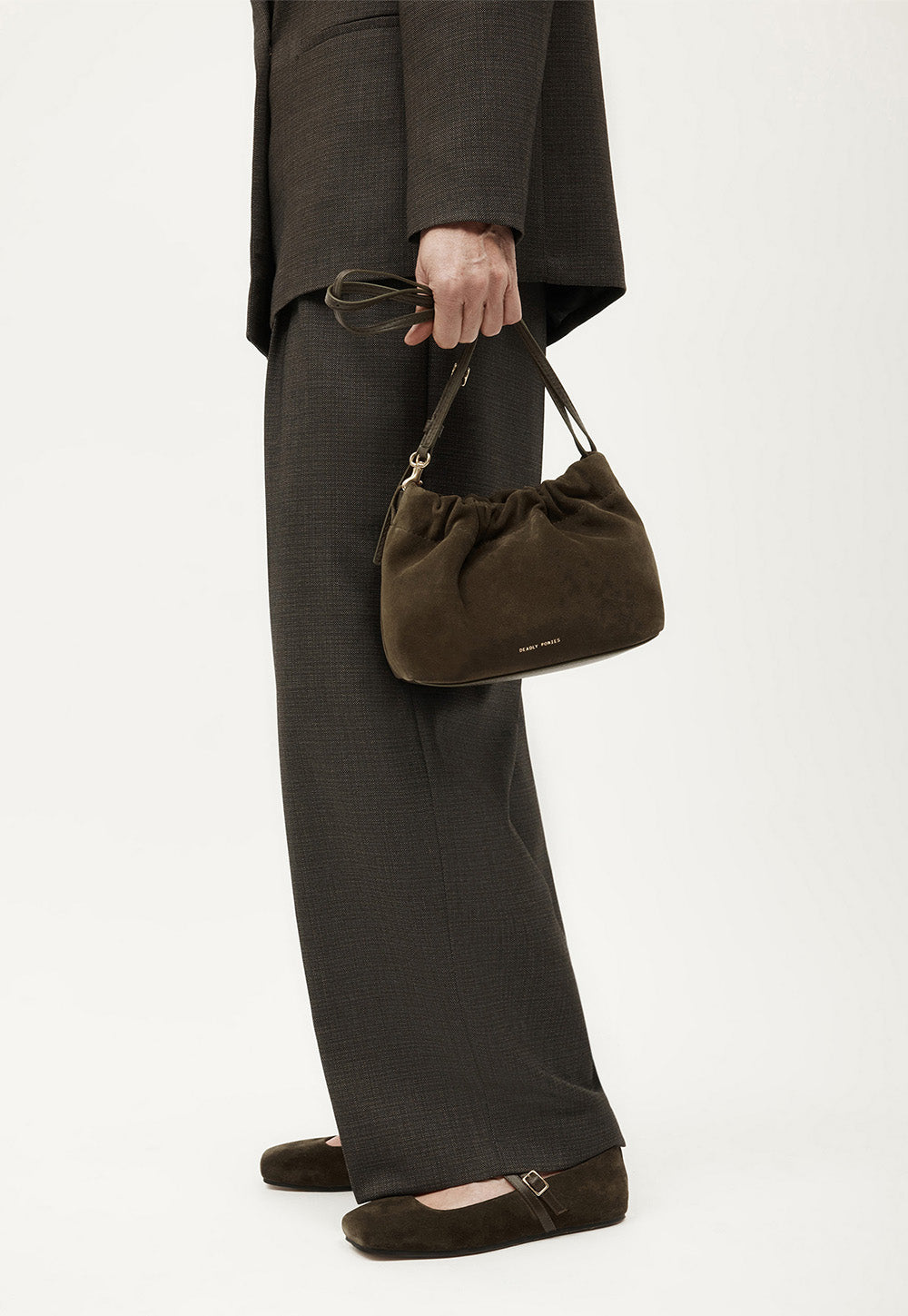 Diomedes Flat - Kale Suede