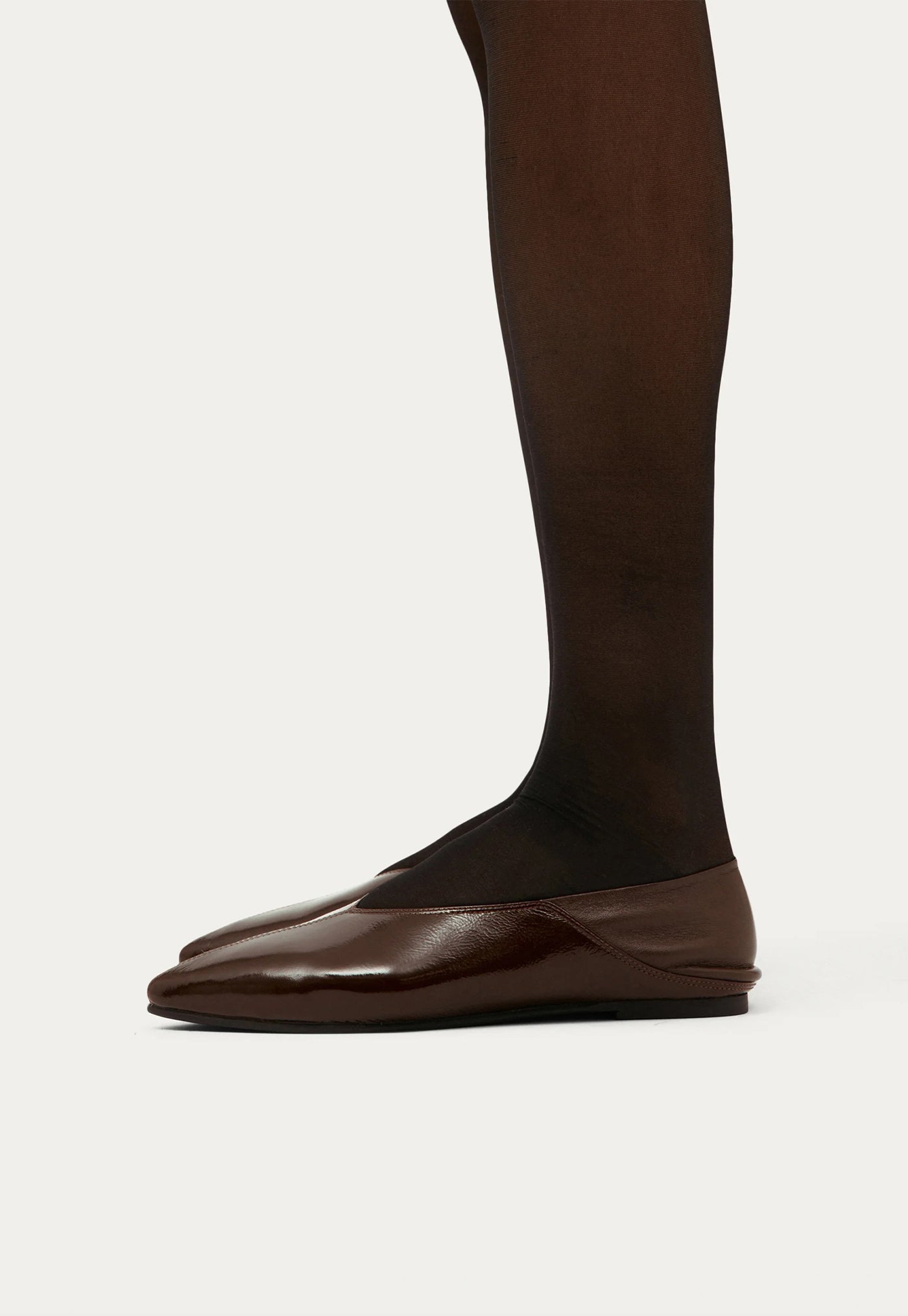 Epona Flat - Burgundy Patent