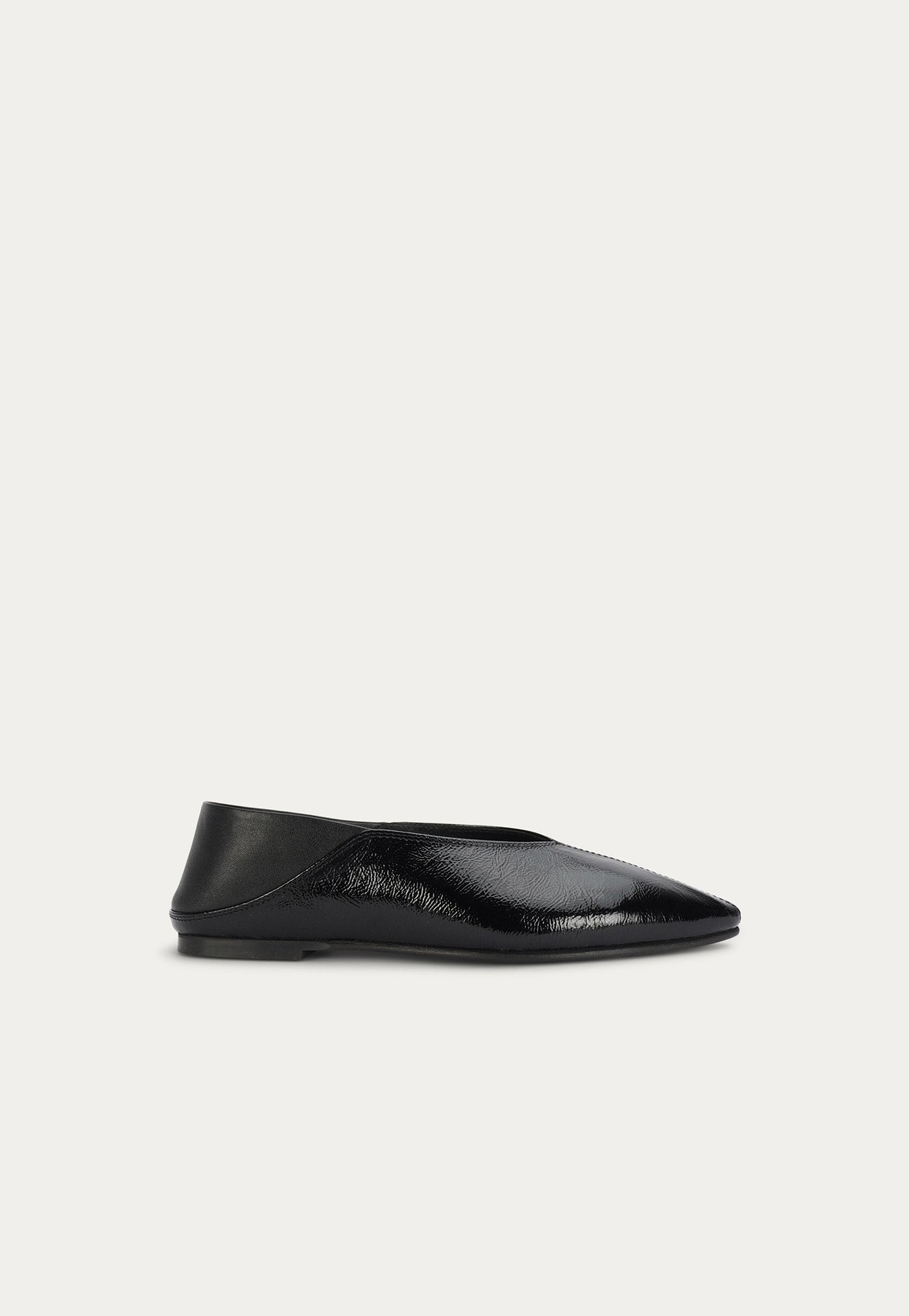 Epona Flat - Black Patent