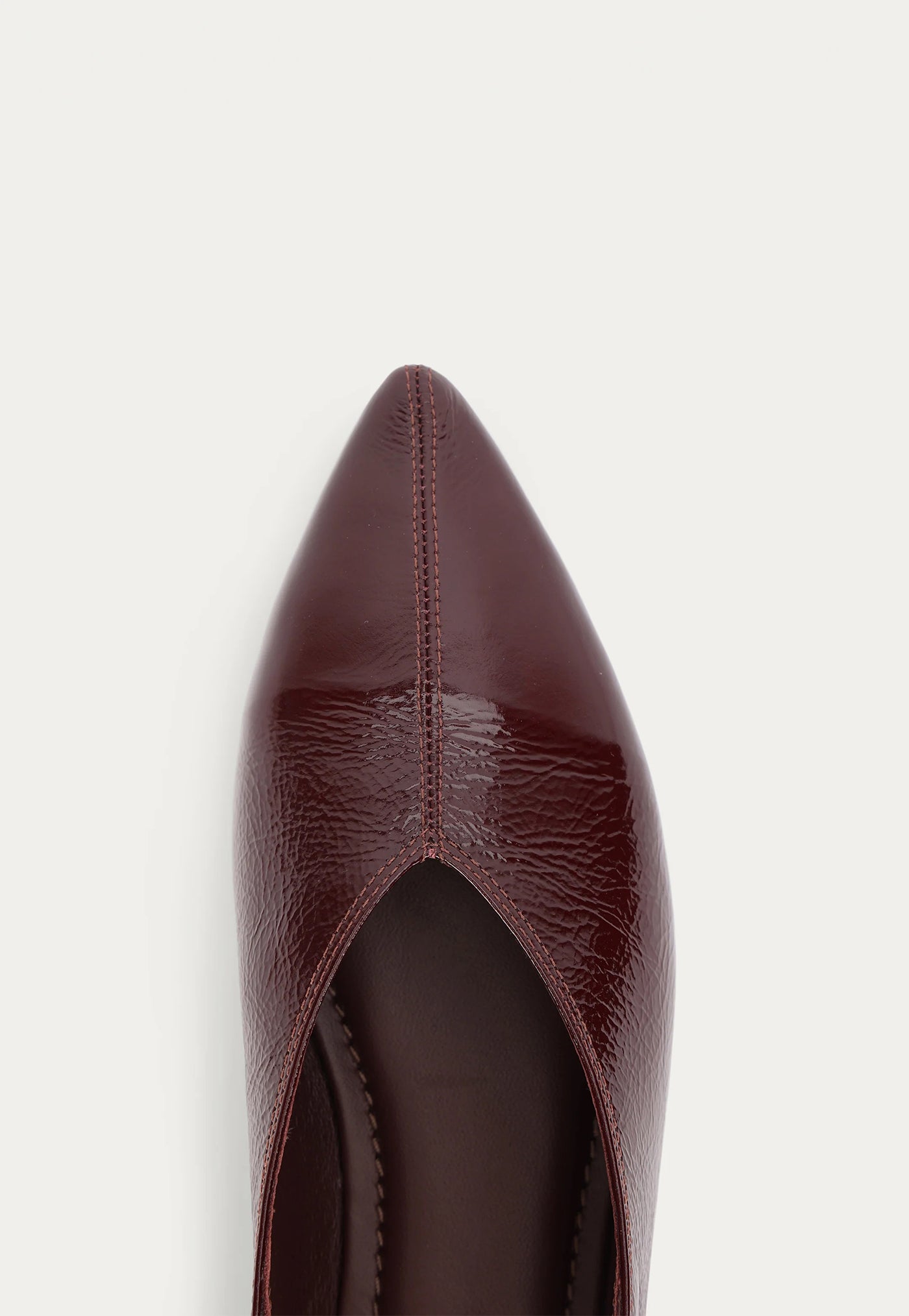 Epona Flat - Burgundy Patent
