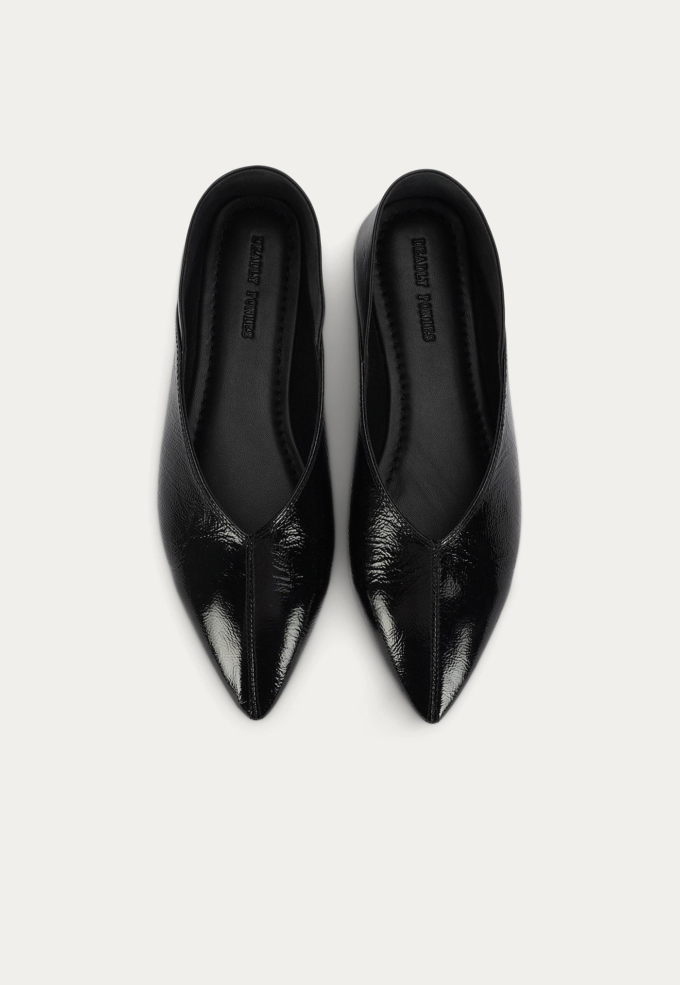 Epona Flat - Black Patent