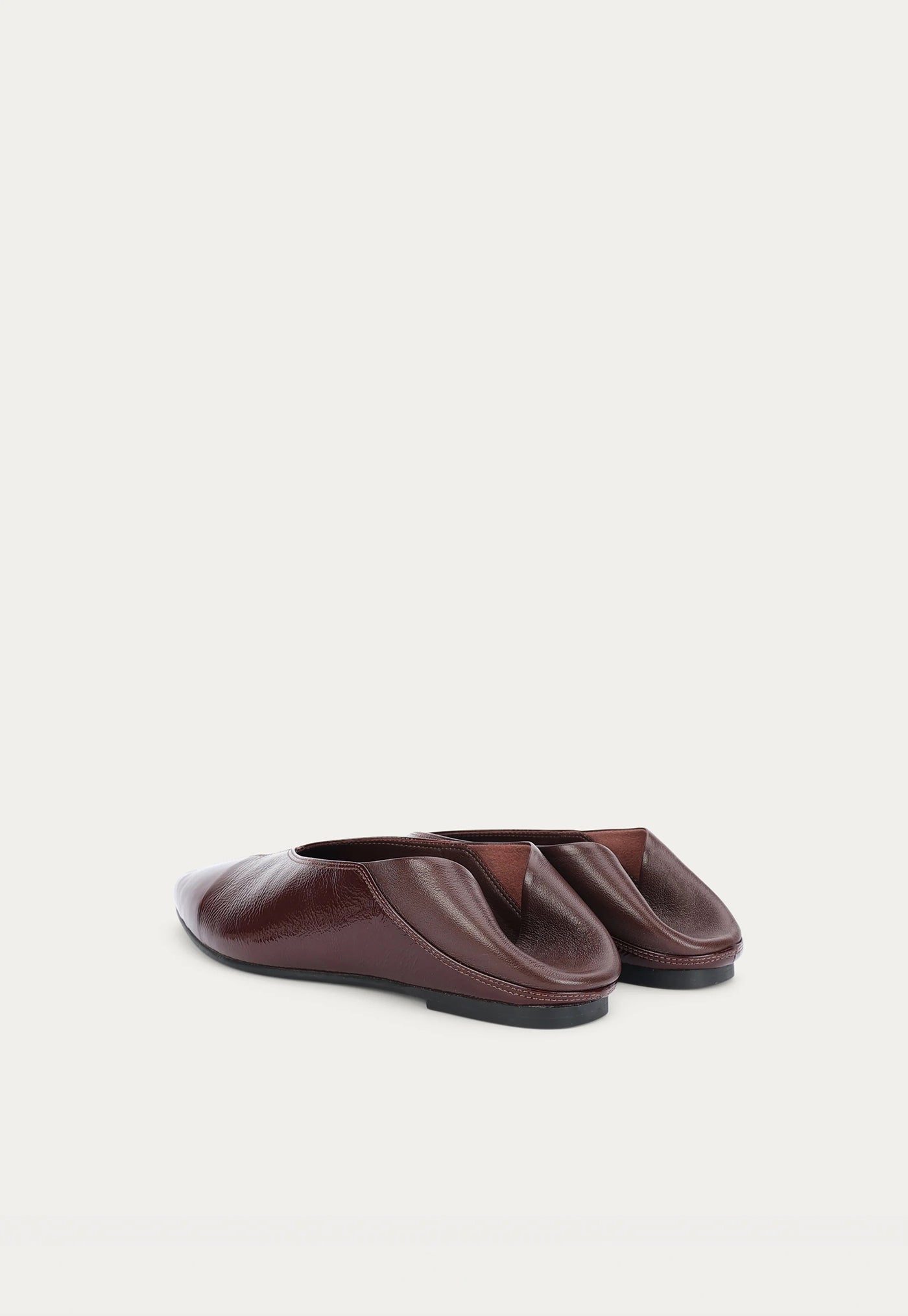 Epona Flat - Burgundy Patent
