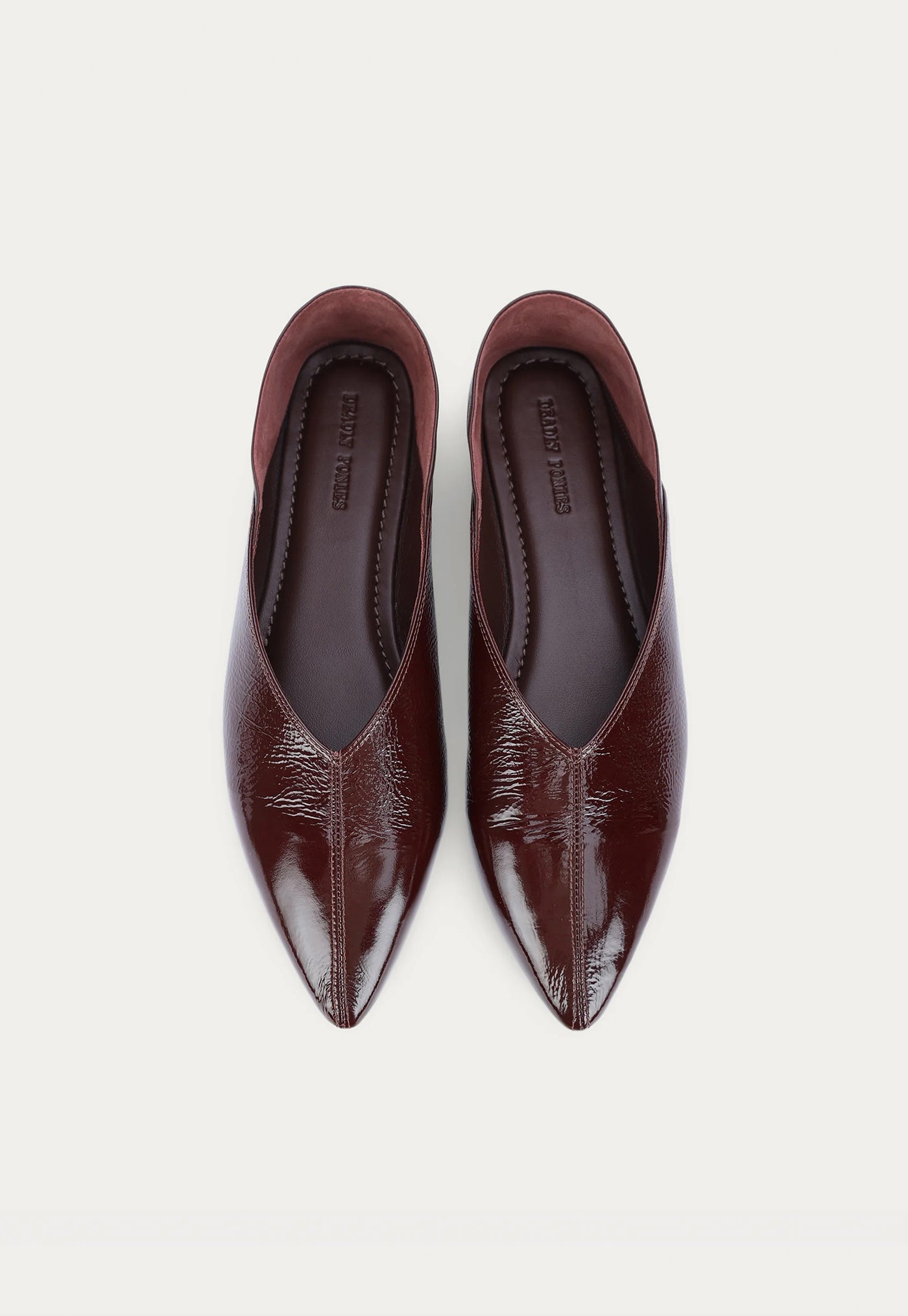 Epona Flat - Burgundy Patent