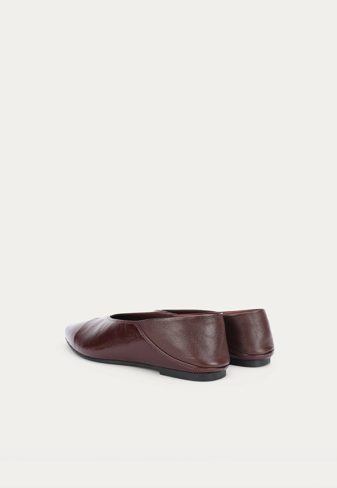Epona Flat - Burgundy Patent