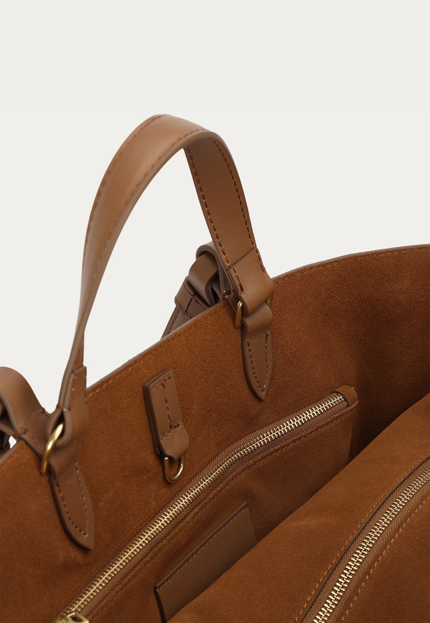 Large Bandit Tote - Hazel Suede