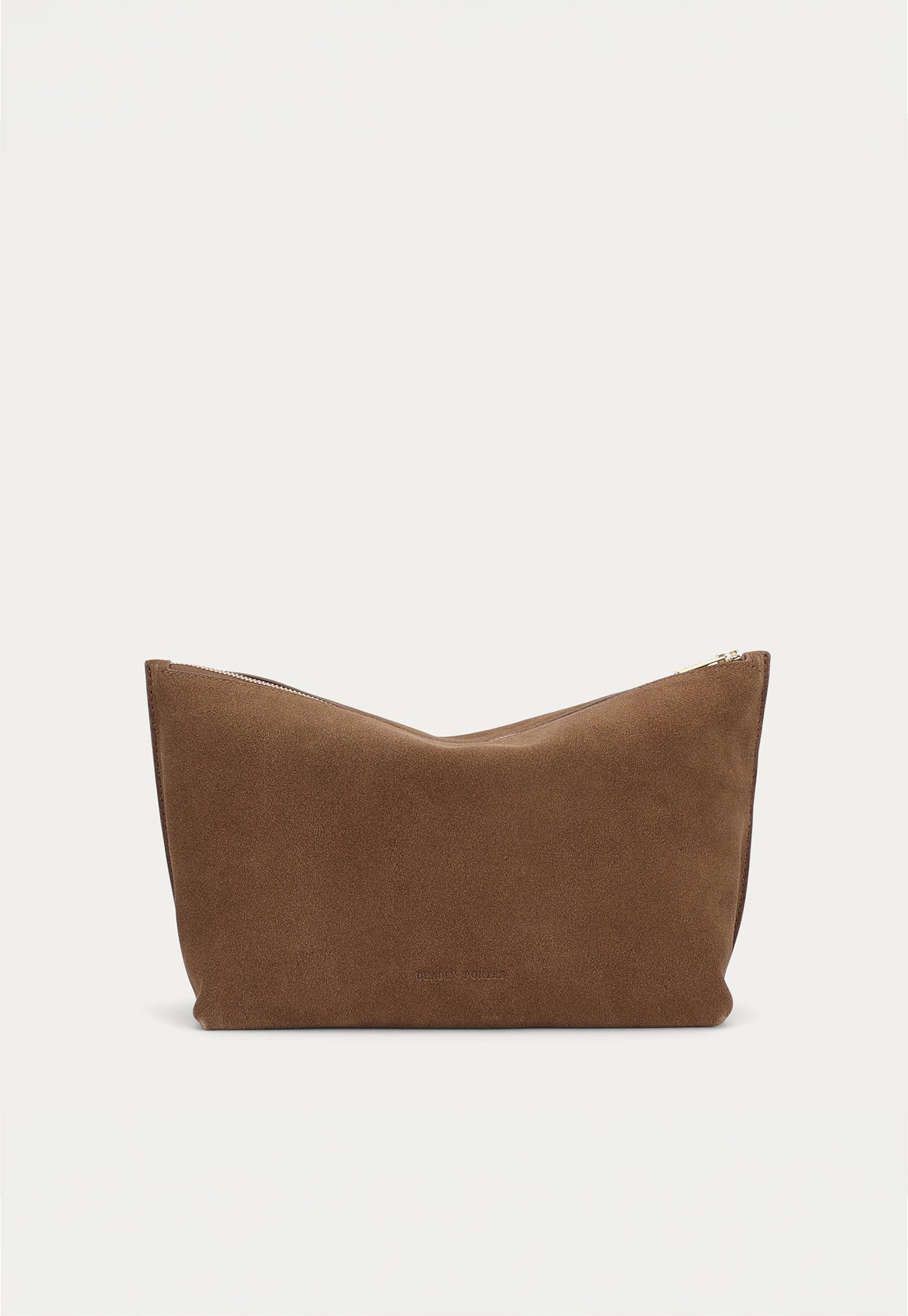 Large Poucher - Hazel Suede
