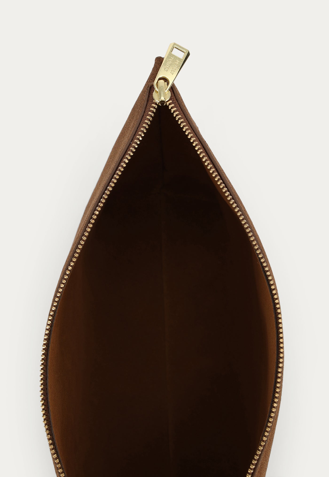 Large Poucher - Hazel Suede