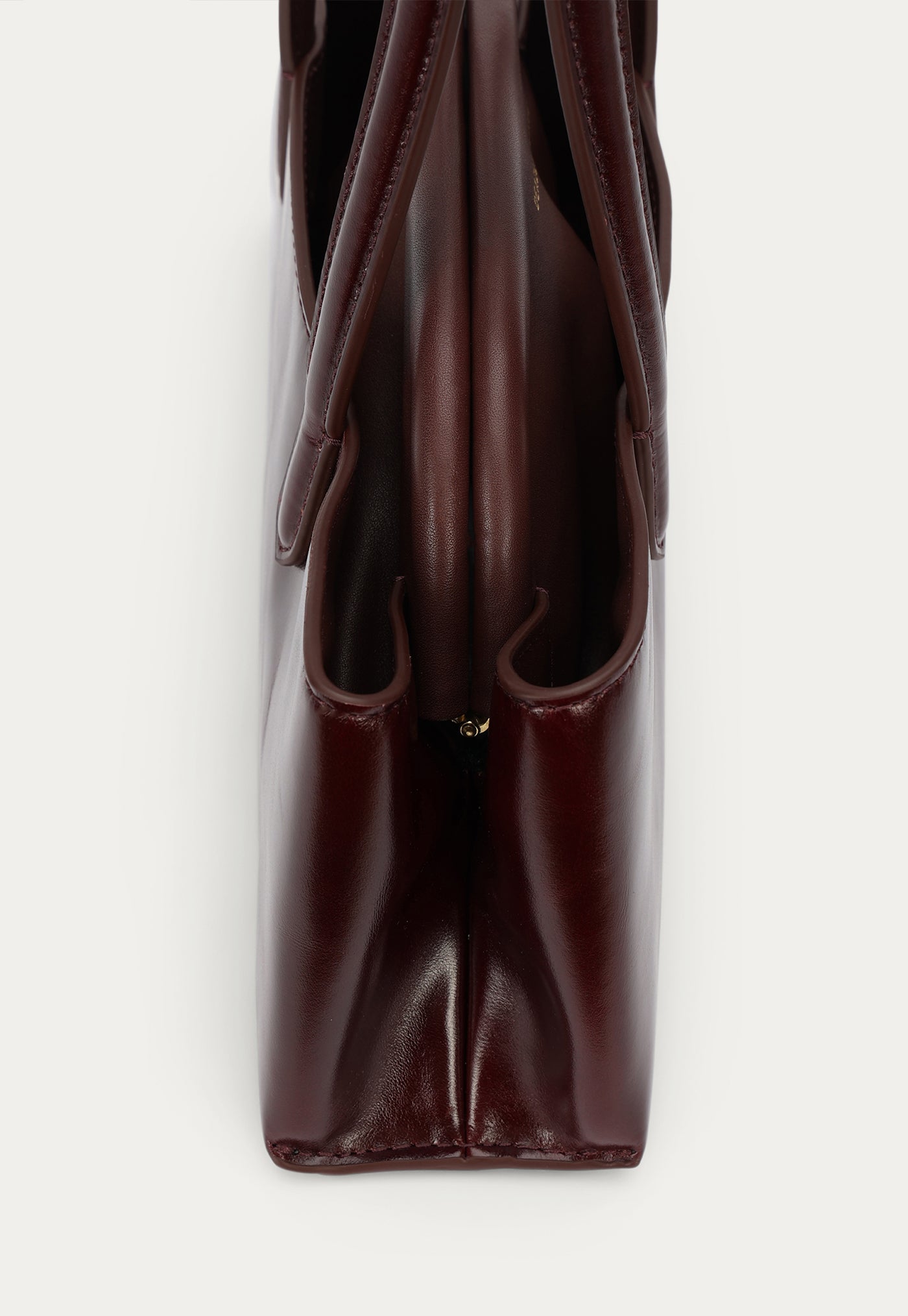 Mini Vault Tote - Dark Cherry Gloss