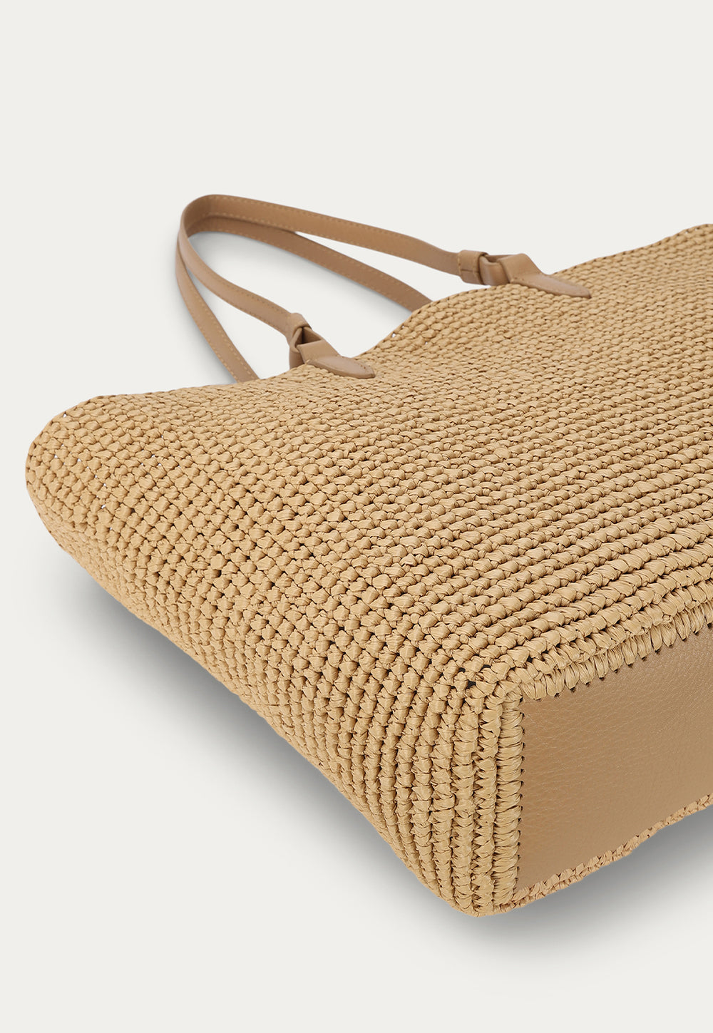 Mr Bandit Tote - Natural Raffia