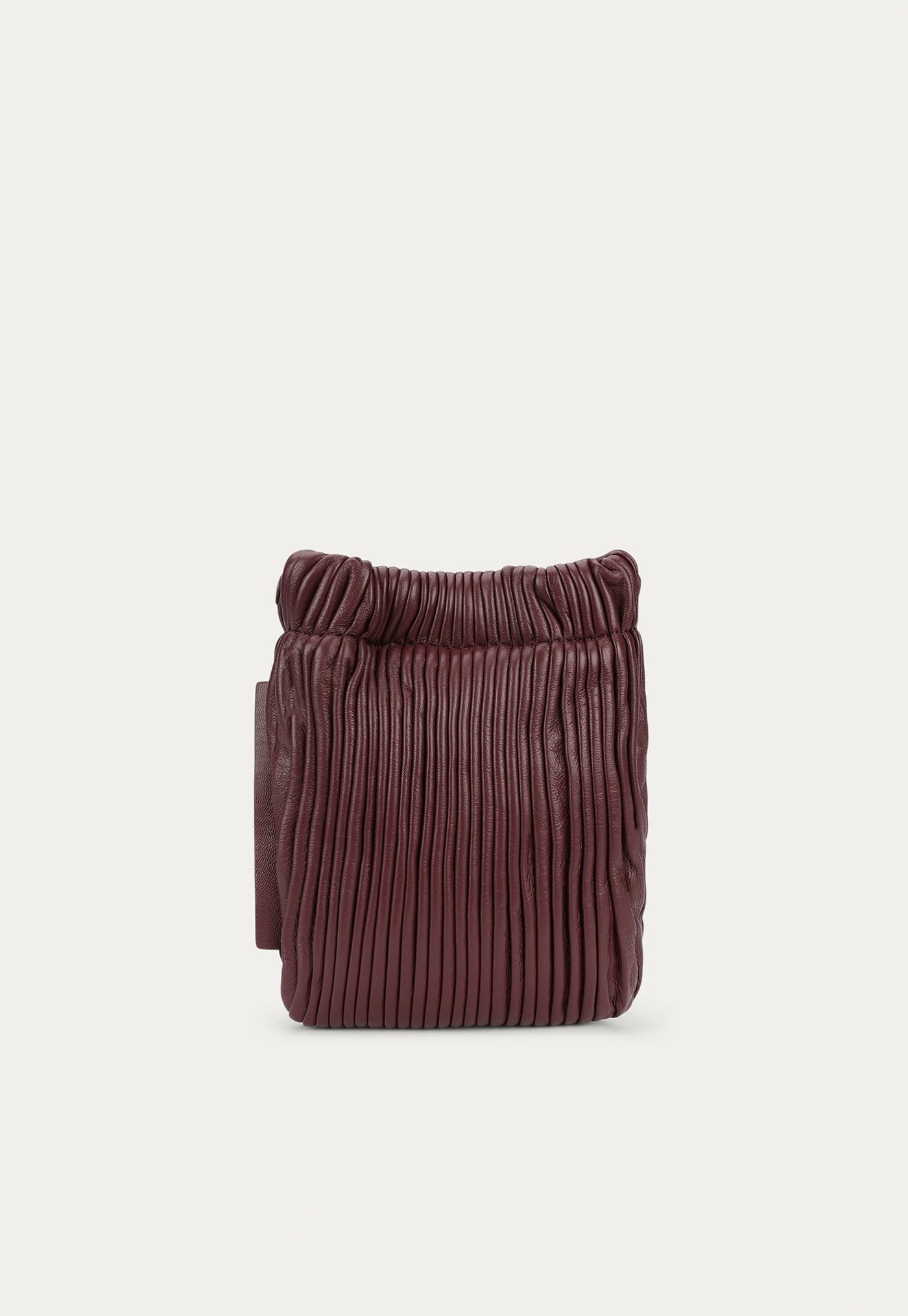 Mr Cinch Pouch - Claret Pleated sold by Angel Divine