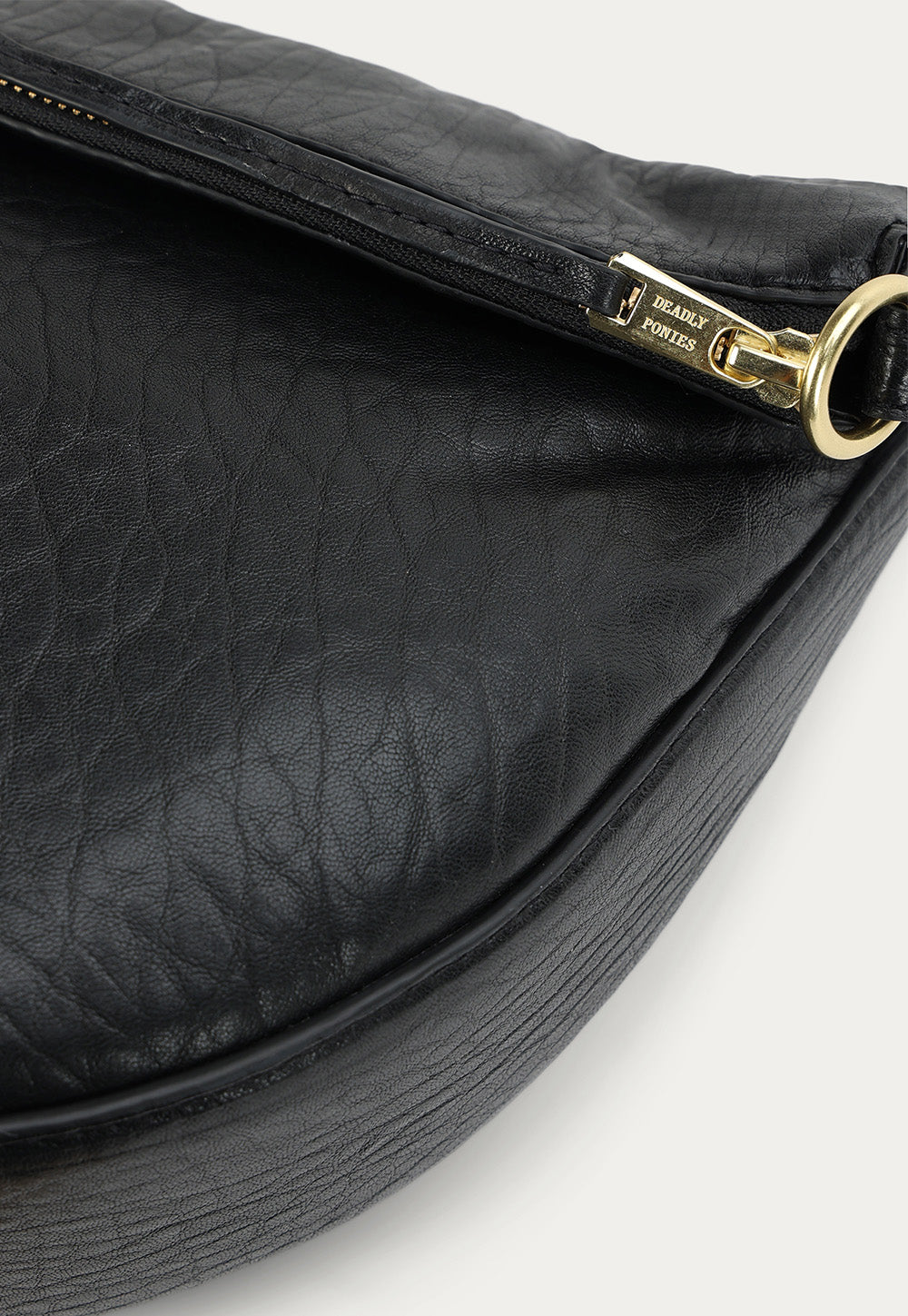 Leopard Hobo - Black Bulle/Brass