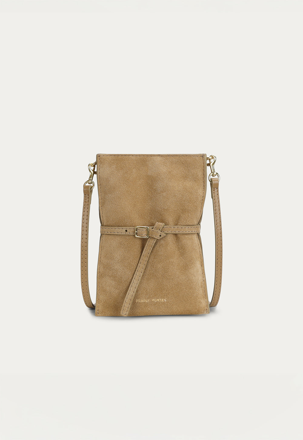 Mr Penny Pouchette - Oat Suede