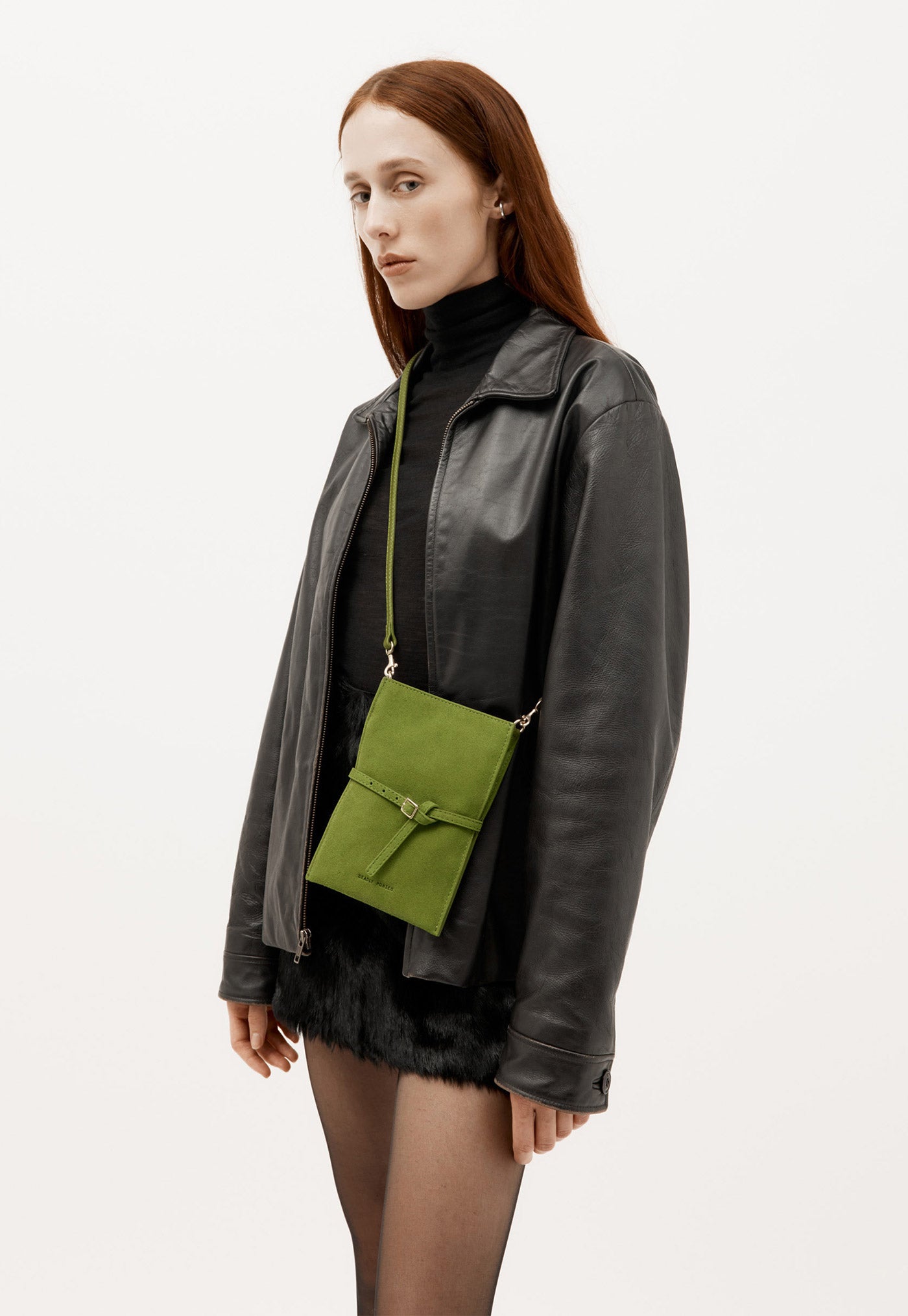 Mr Penny Pouchette - Frog Suede