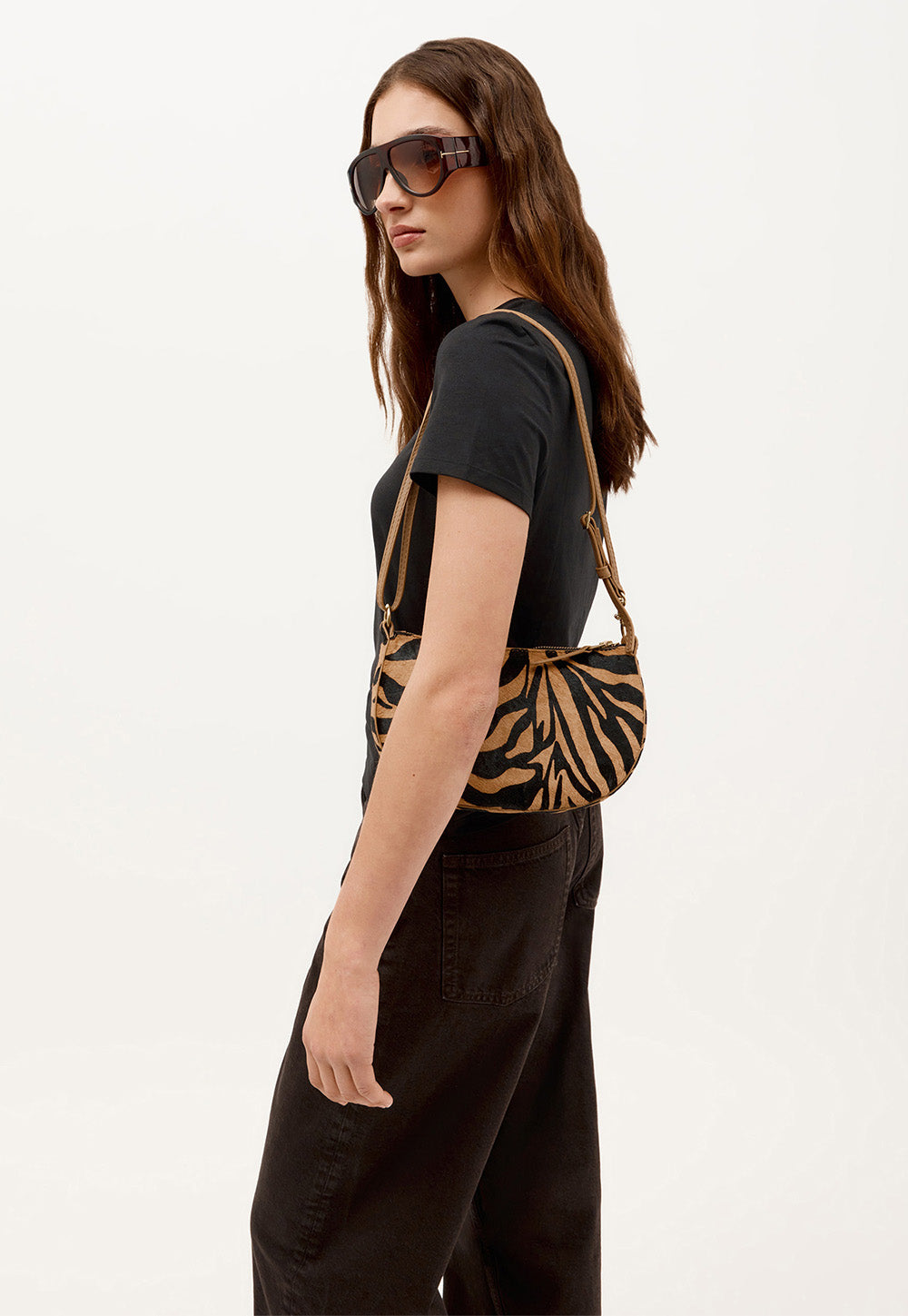 Mr Sling Micro - Ziger Calf Hair