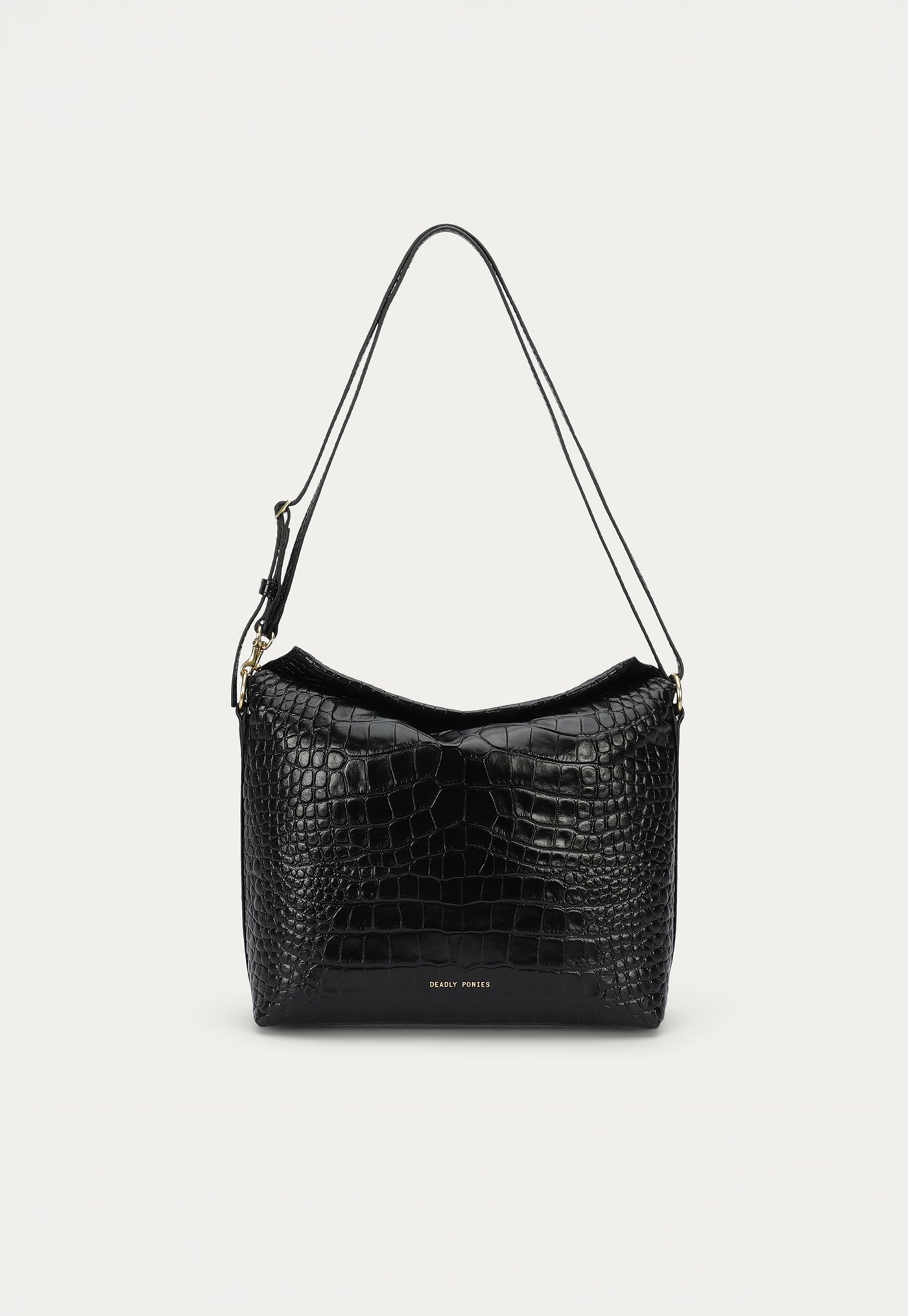 Piper Bag - Black Croc