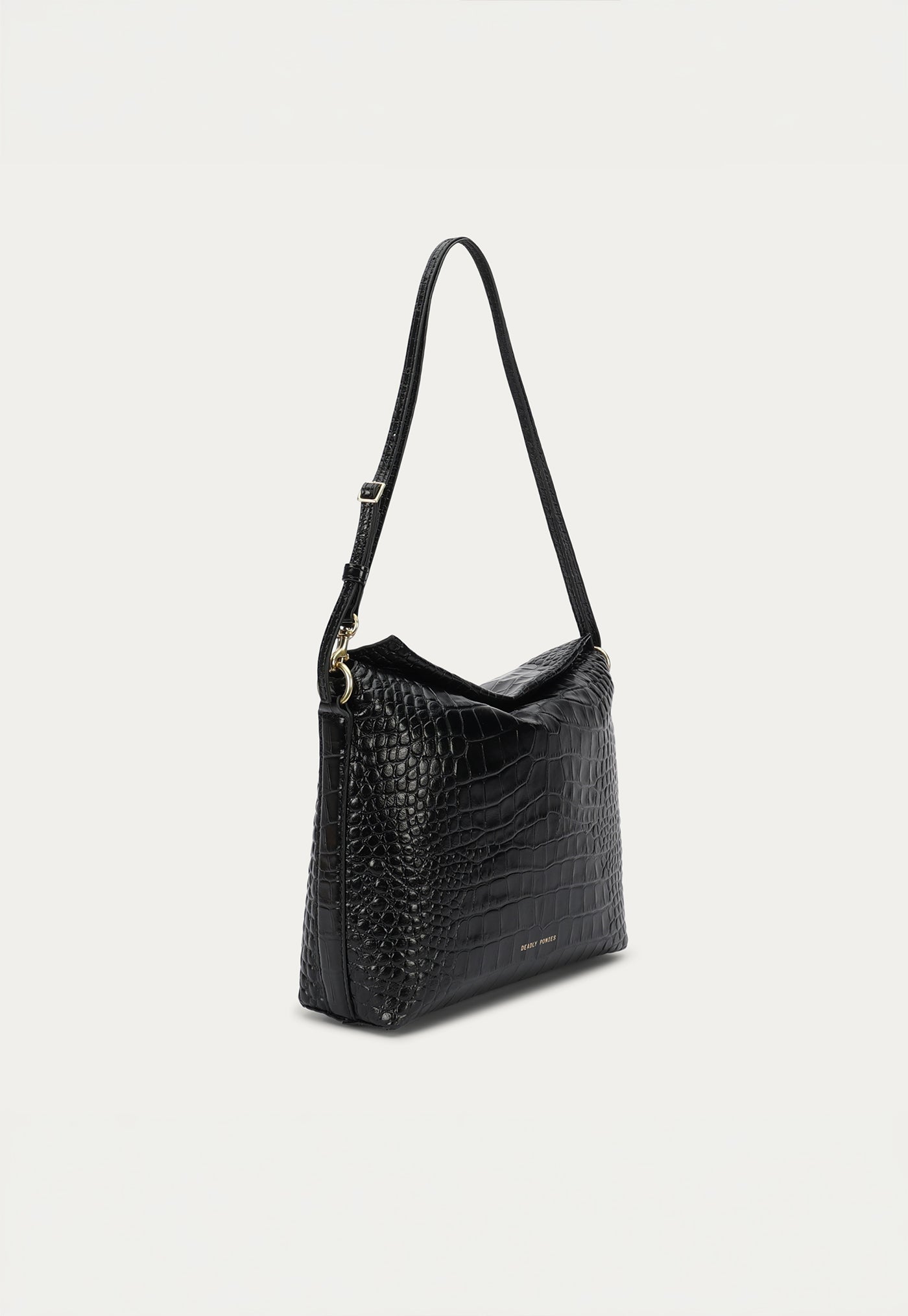 Piper Bag - Black Croc