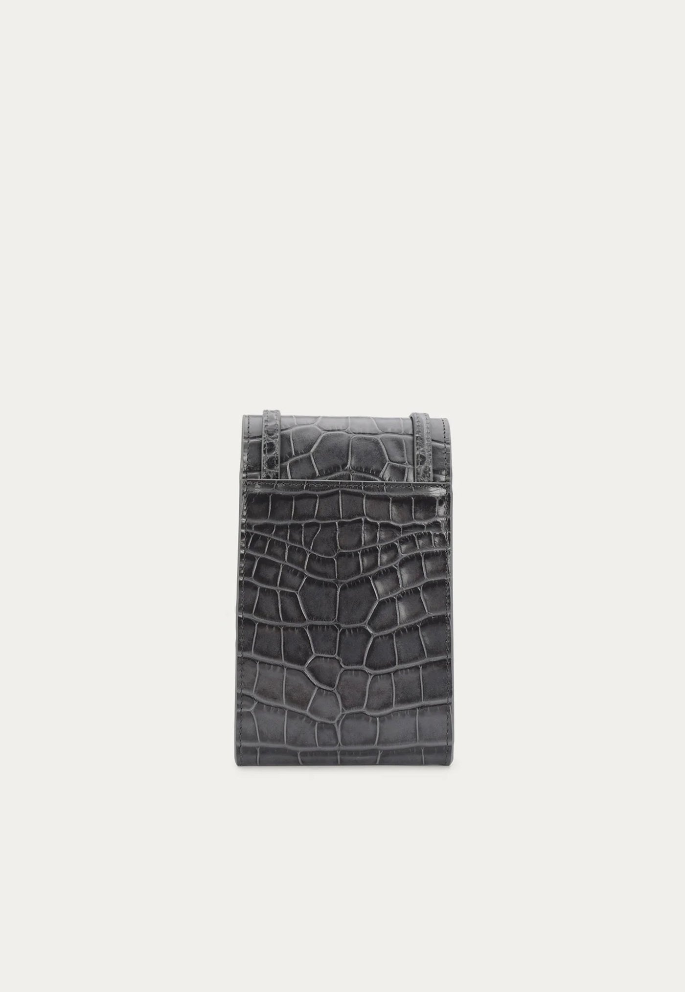 Poucheroo Leather Strap - Flint Croc