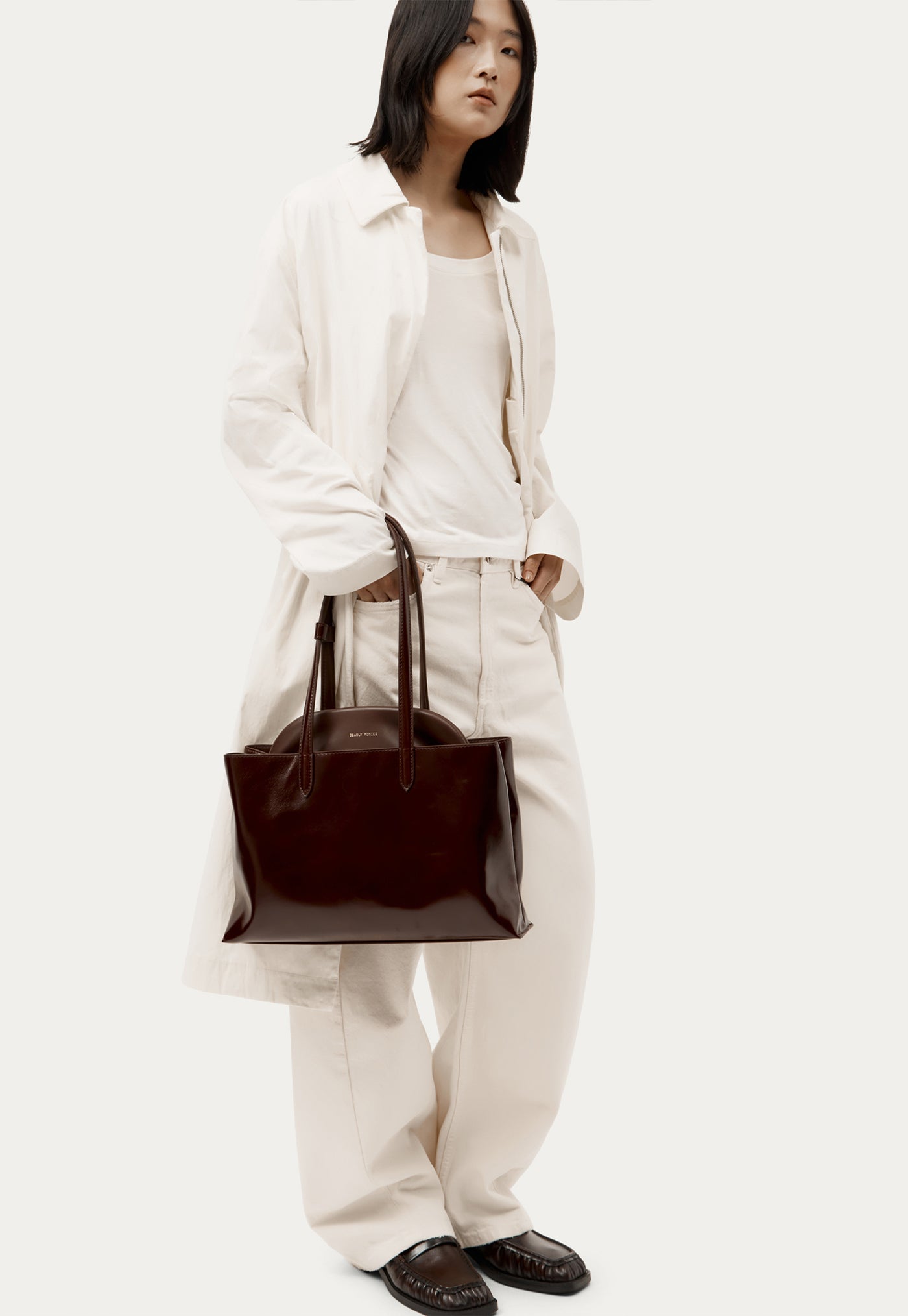 Vault Tote - Dark Cherry Gloss