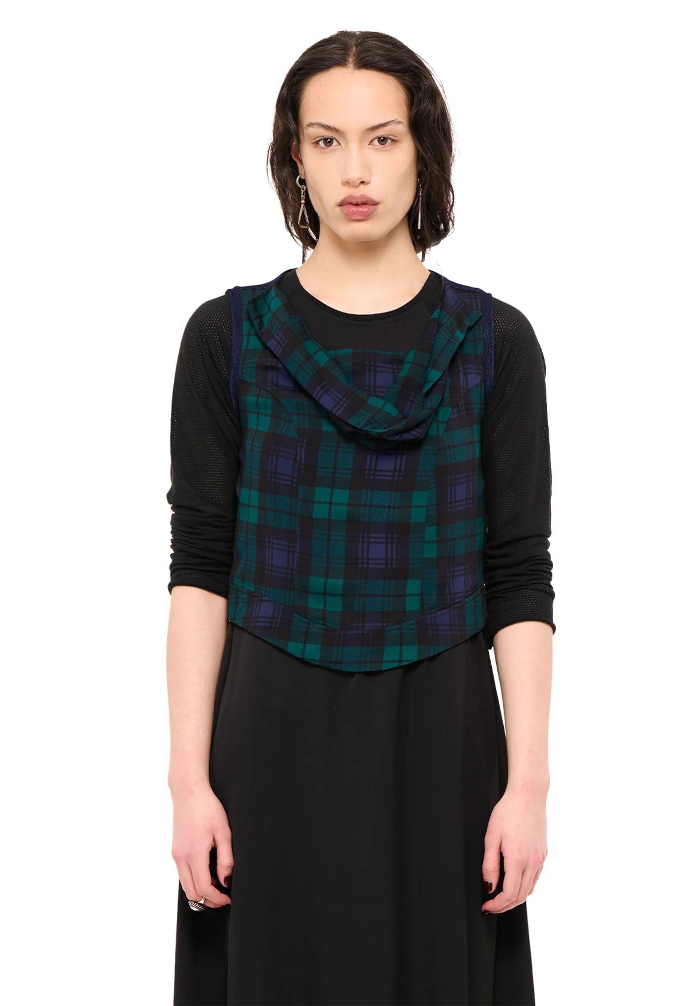 Dress Code Bodice - Black Tartan