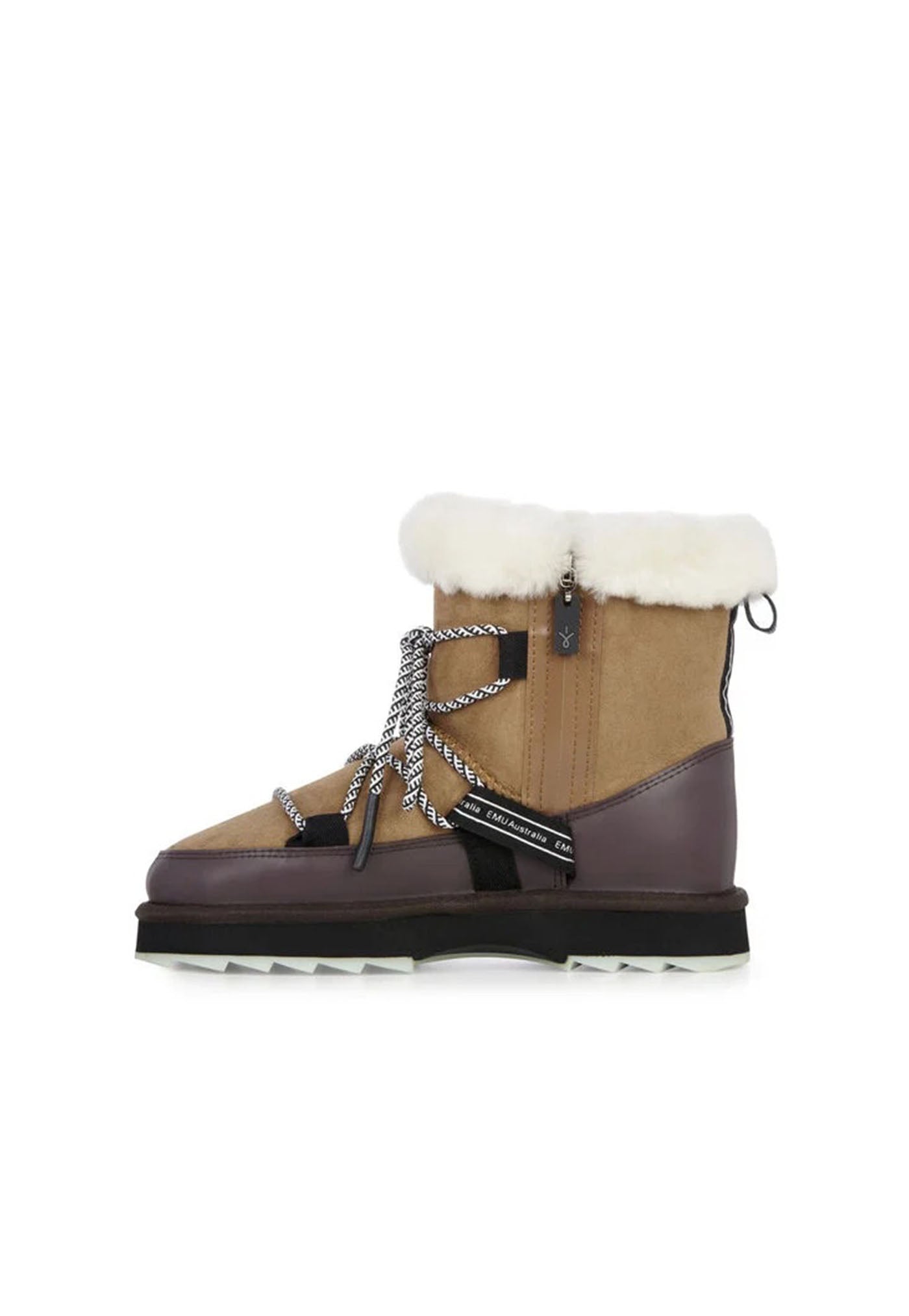 Blurred Sheepskin Boot - Chestnut sold by Angel Divine