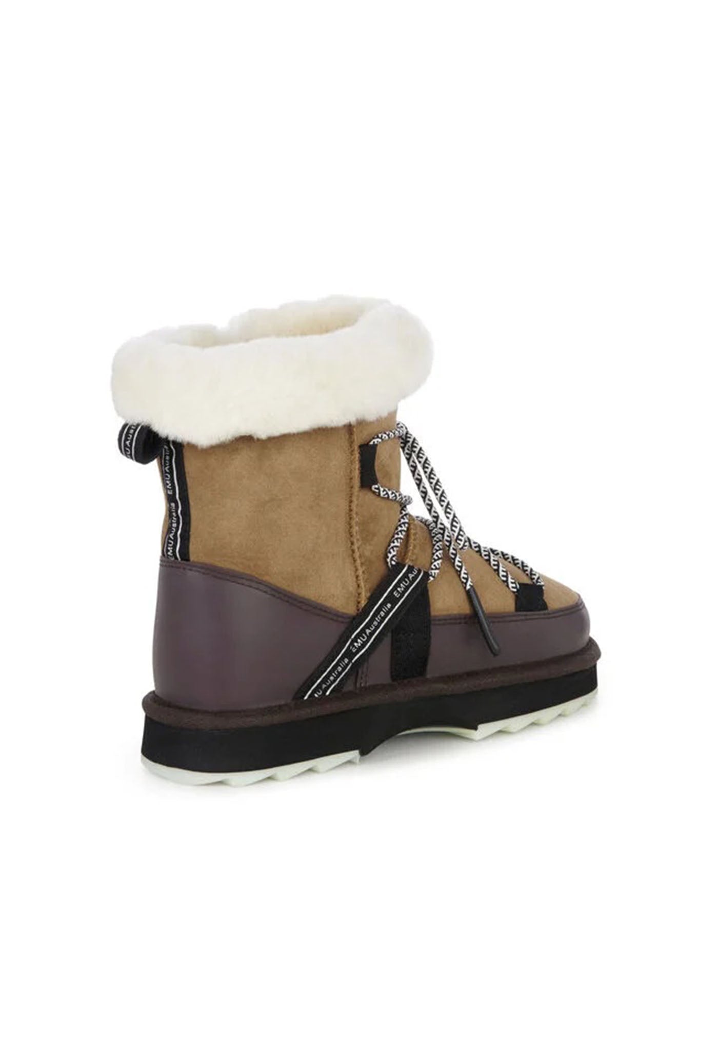 Blurred Sheepskin Boot - Chestnut sold by Angel Divine