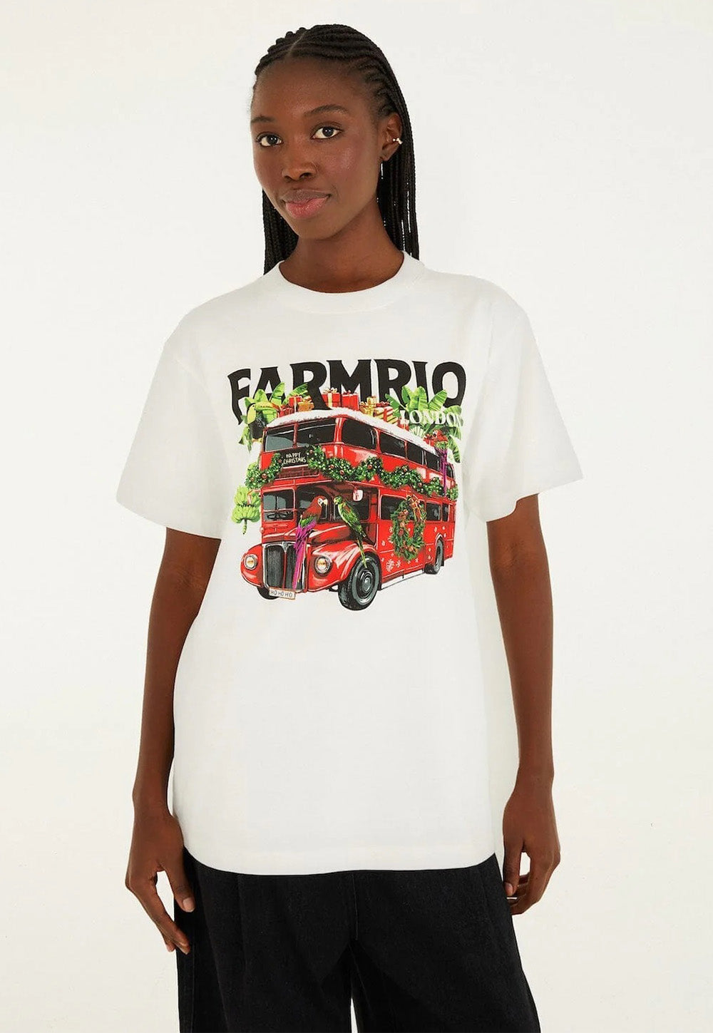 London Bus Relaxed T-Shirt - Off-White