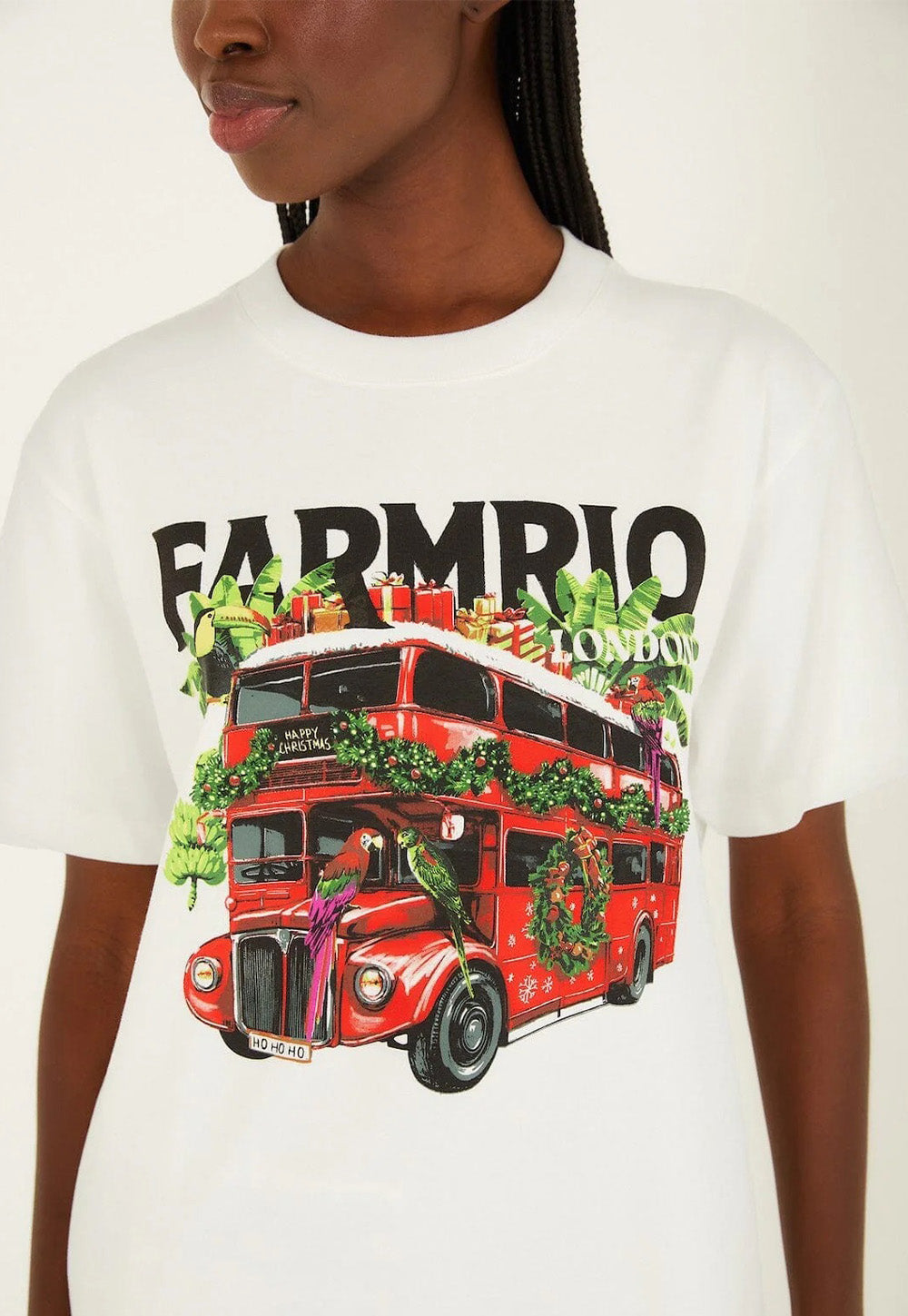London Bus Relaxed T-Shirt - Off-White