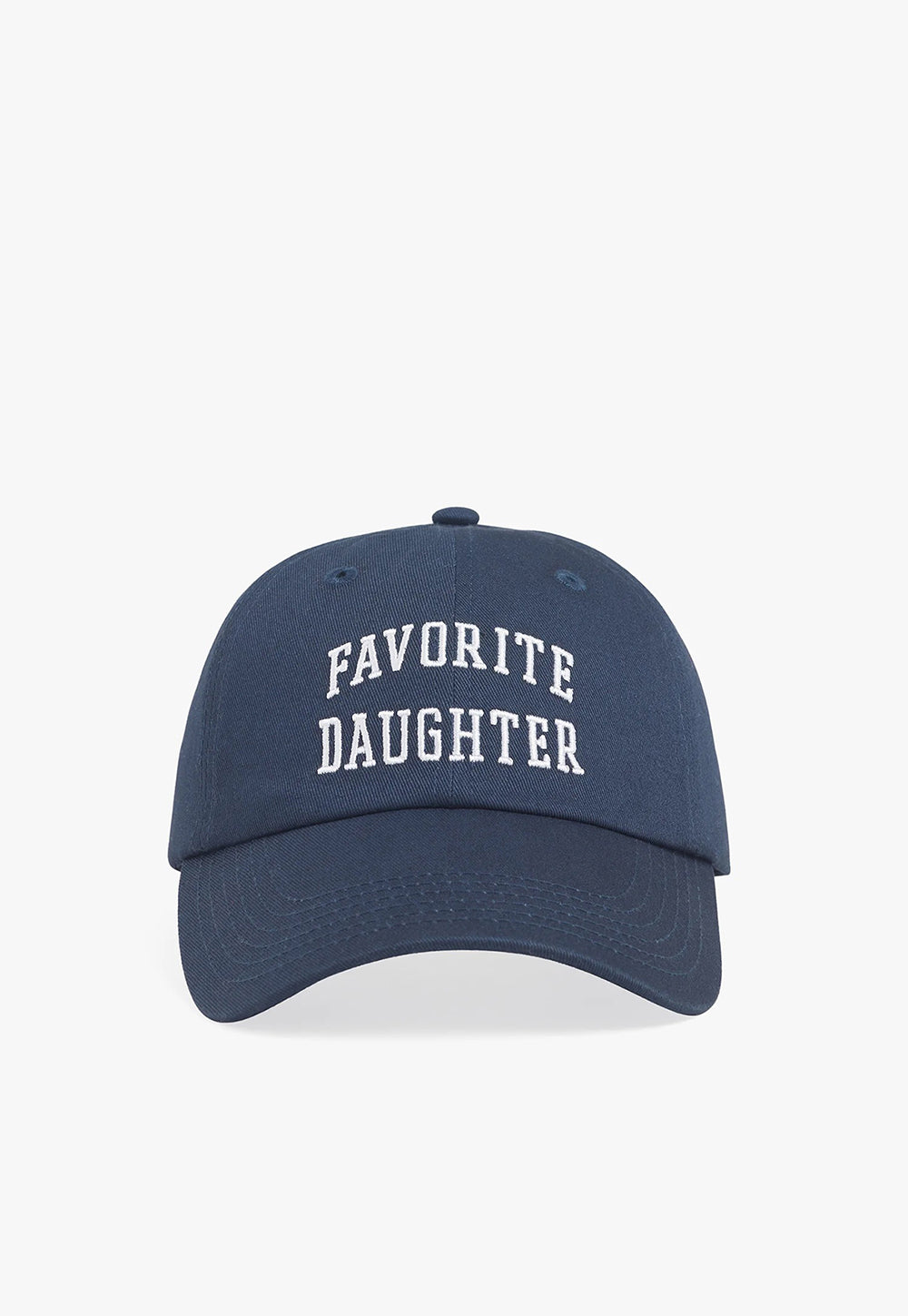 All Caps Logo Baseball Cap - Navy