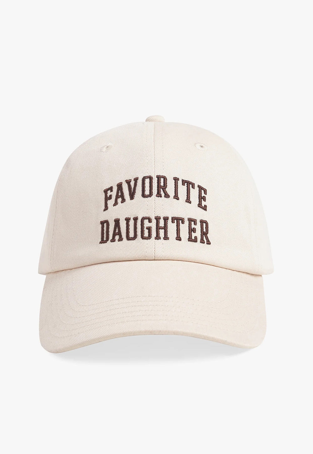 All Caps Logo Baseball Cap - Khaki/Coffee